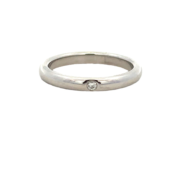 Tiffany & Co. Elsa Peretti Diamond Ring in Platinum
