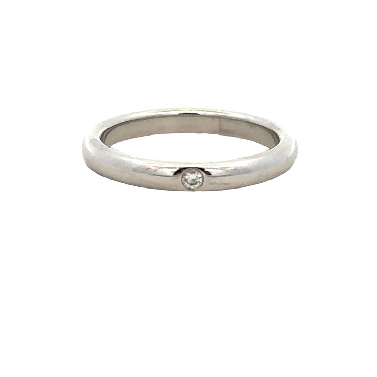 Tiffany & Co. Elsa Peretti Diamond Ring in Platinum