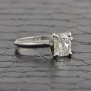 1.50 ct. Cushion Cut Diamond Engagement Ring in White Gold