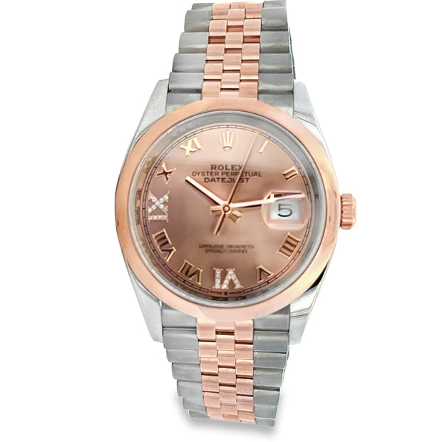 Pre-owned Rolex ca. 2021 Everrose Two Tone Wristwatch