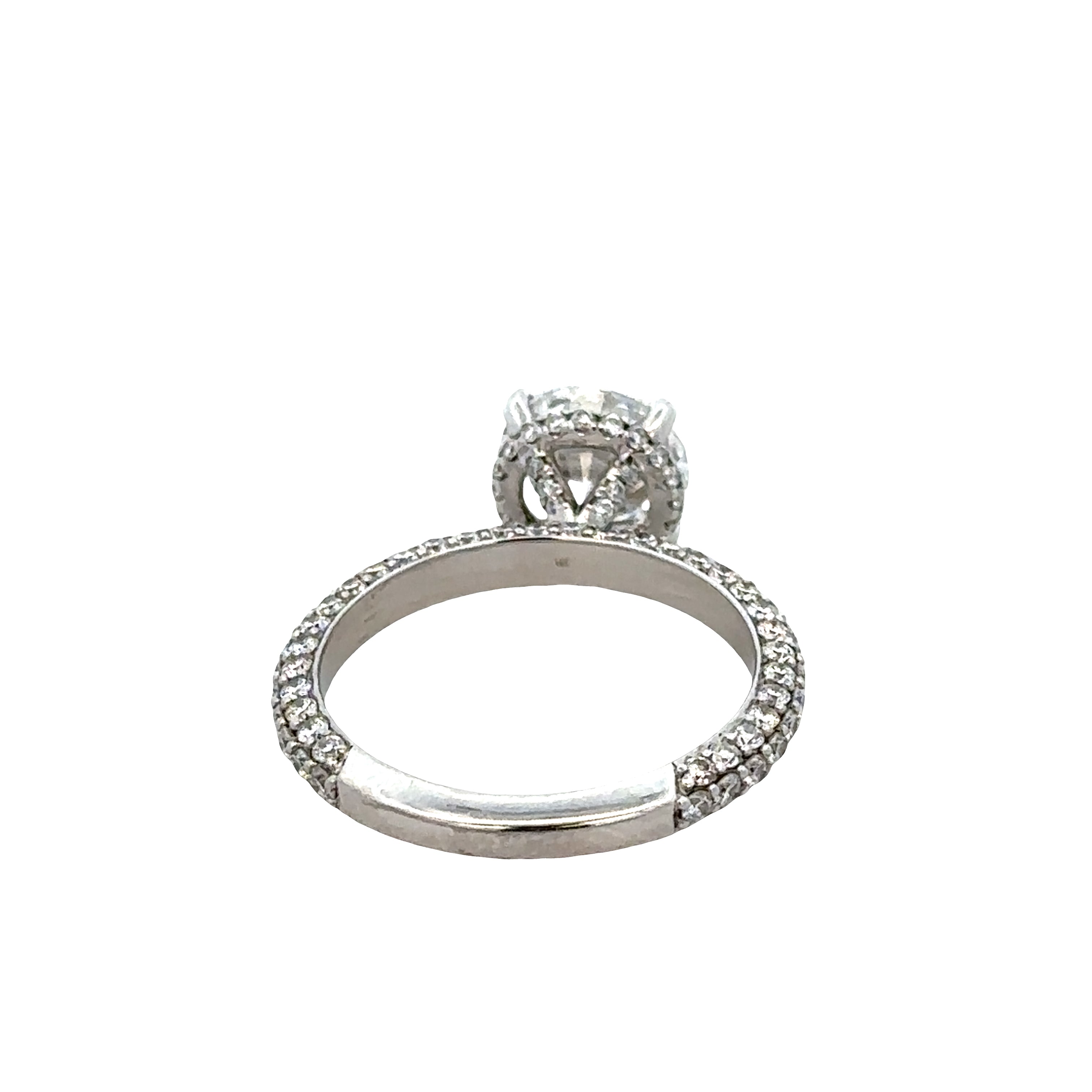14k White Gold 2.01ct GIA Diamond Engagement Ring – Size 6