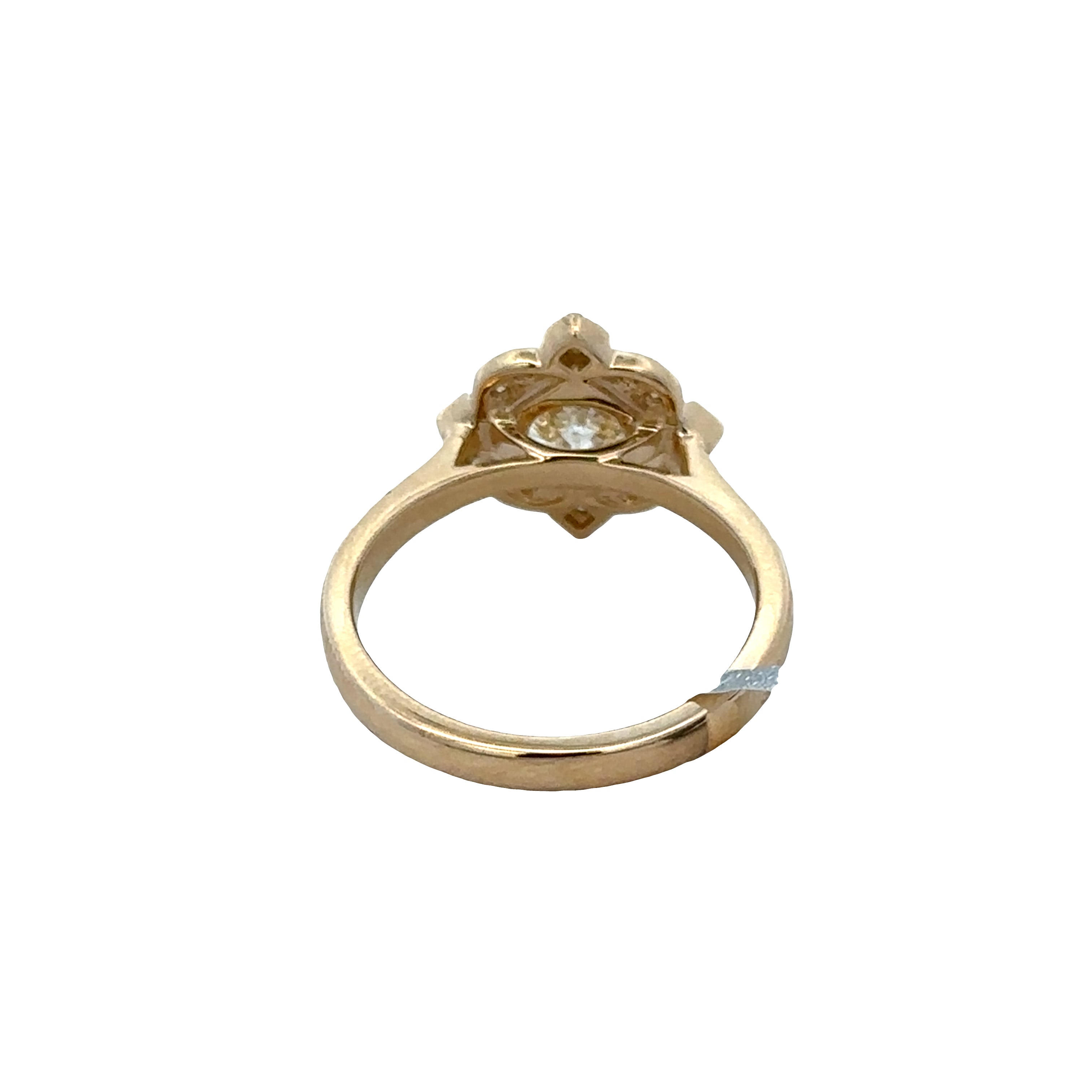 Vintage Inspired 14k Yellow Gold 1.12ct Diamond Engagement Ring – Size 6