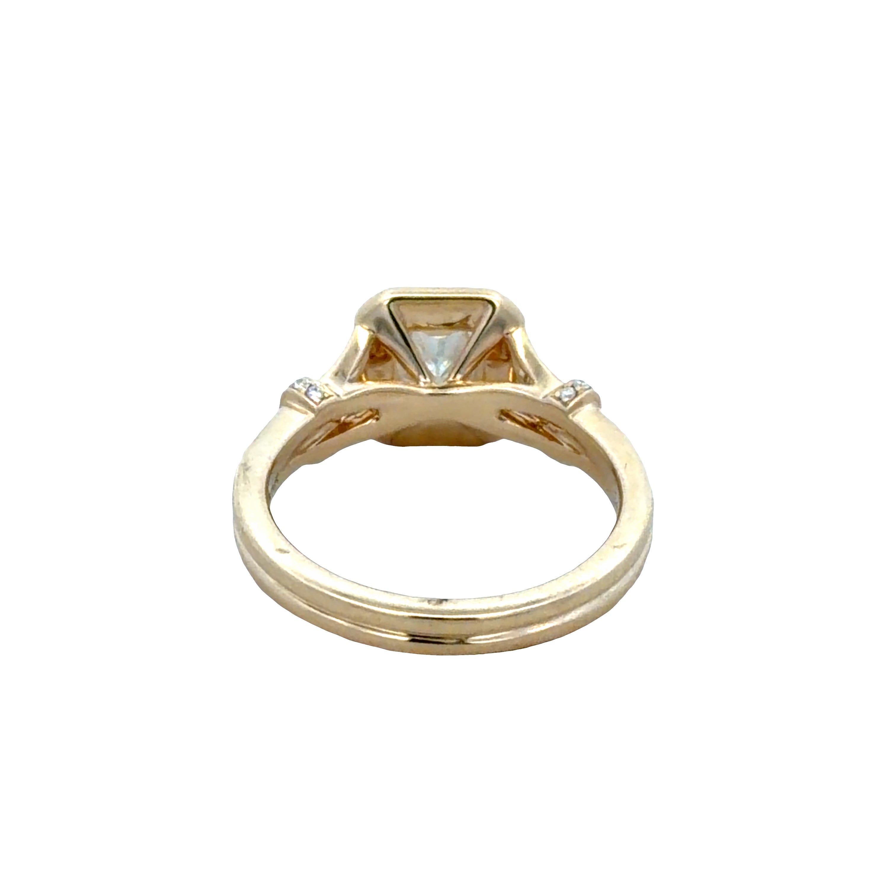 14k Yellow Gold GIA 1.20 CT Cushion Cut Diamond Engagement Ring – Size 6