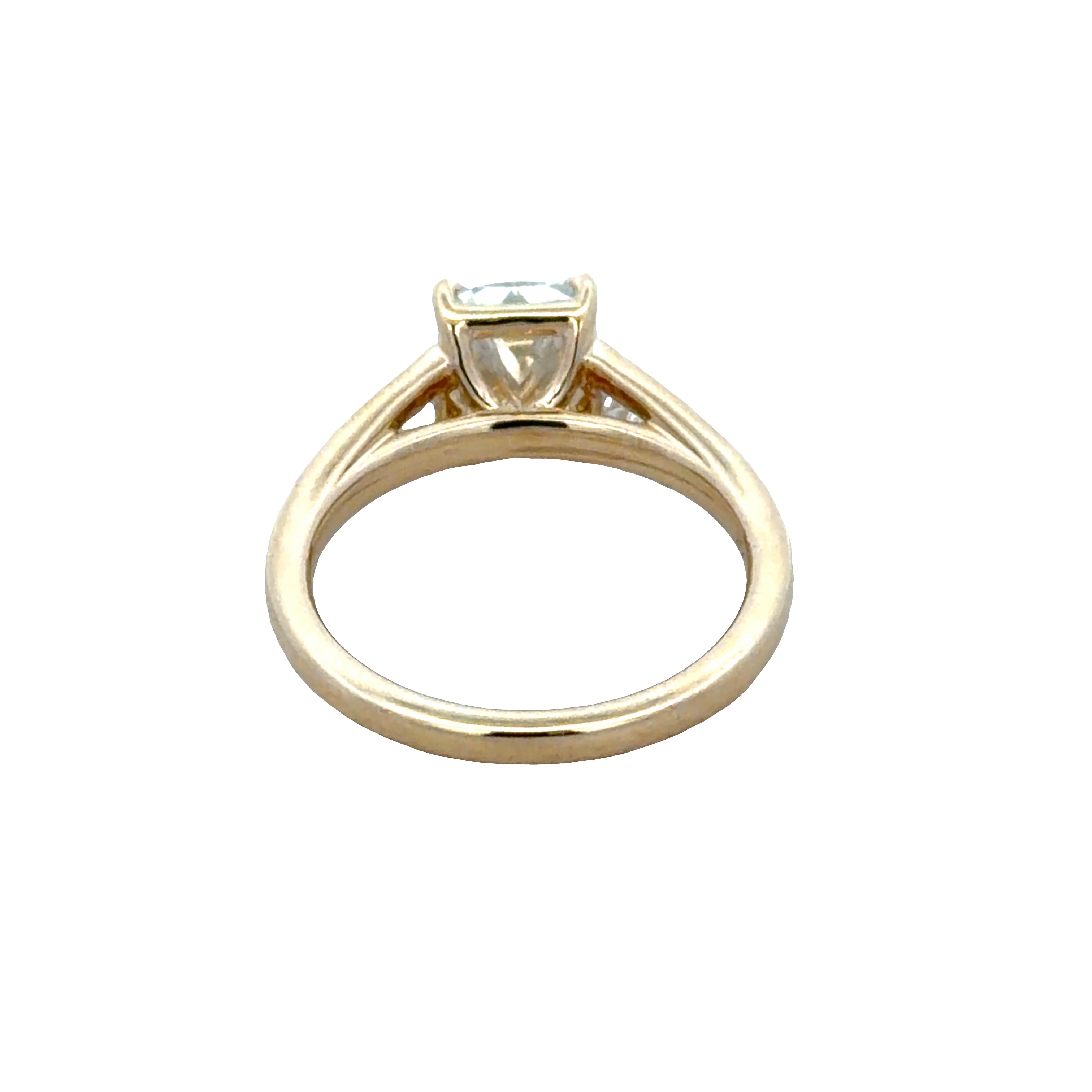 14k Yellow Gold GIA 1.81 CT Radiant Cut Diamond Engagement Ring – Size 6