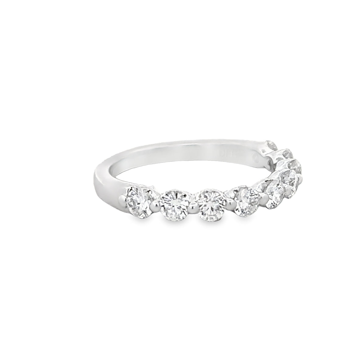 1.0 CTW Diamond Wedding Band in White Gold