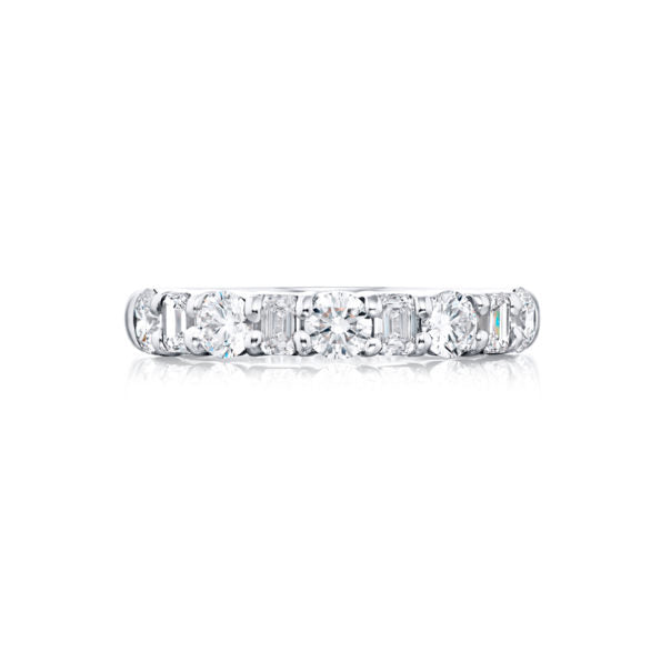 Platinum Diamond Wedding Band – Size 6.25