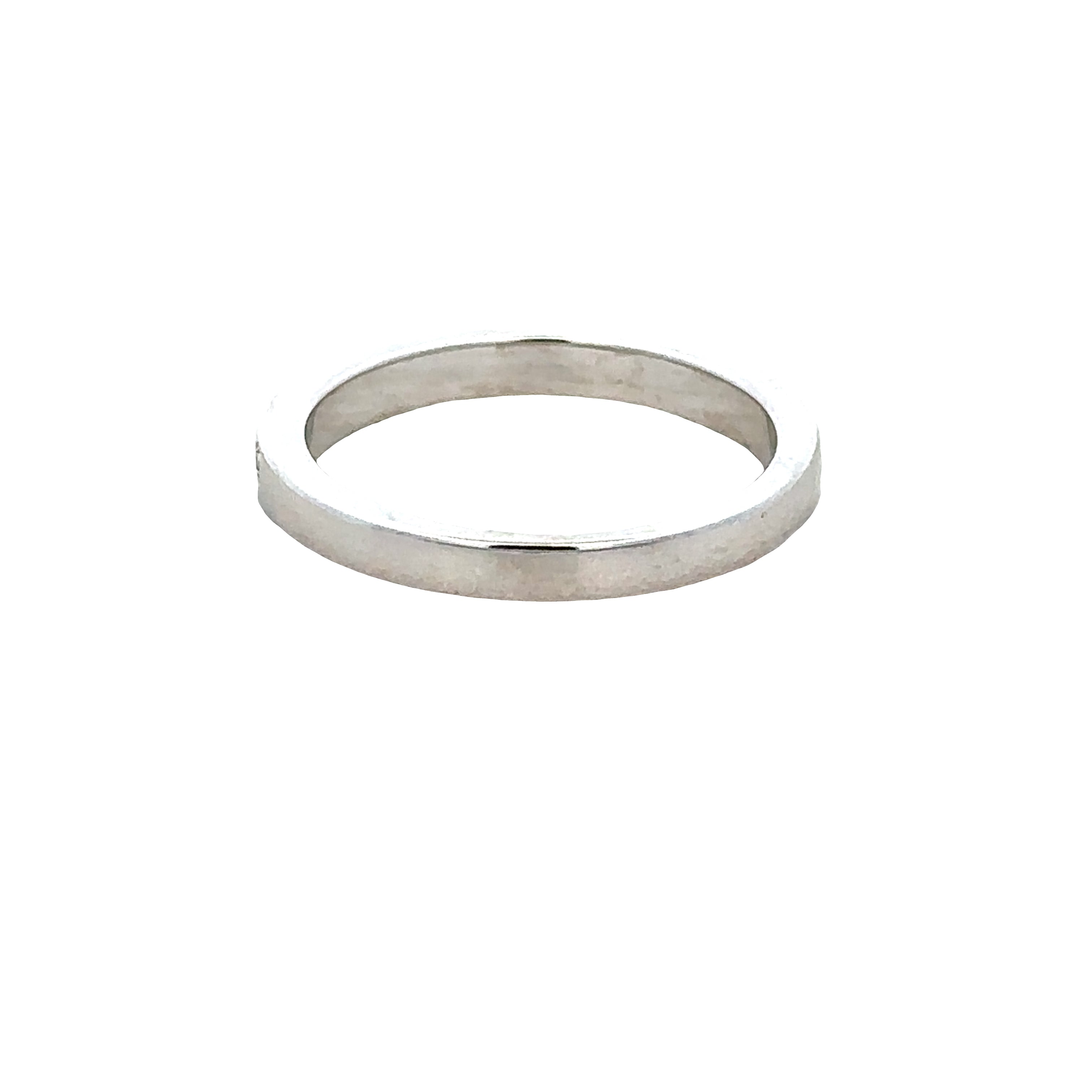 Platinum Diamond Wedding Band – Size 6