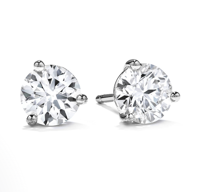 .78 CTW Diamond Stud Earrings