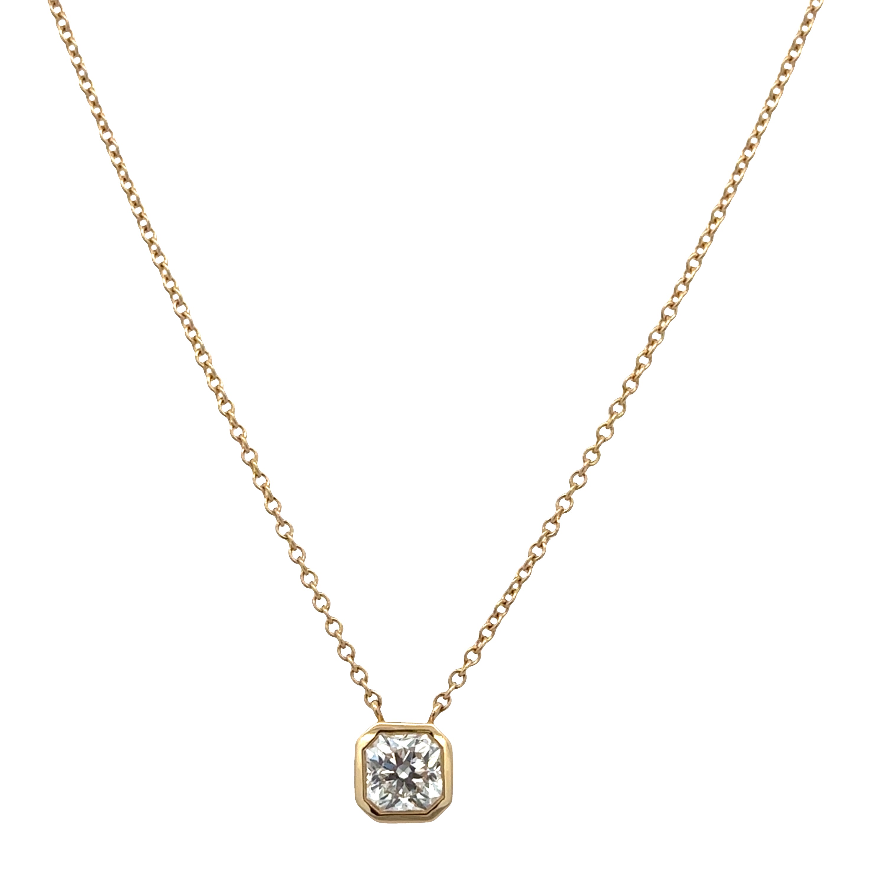 Hearts On Fire 18k Yellow Gold Diamond Necklace – Adjustable 18"