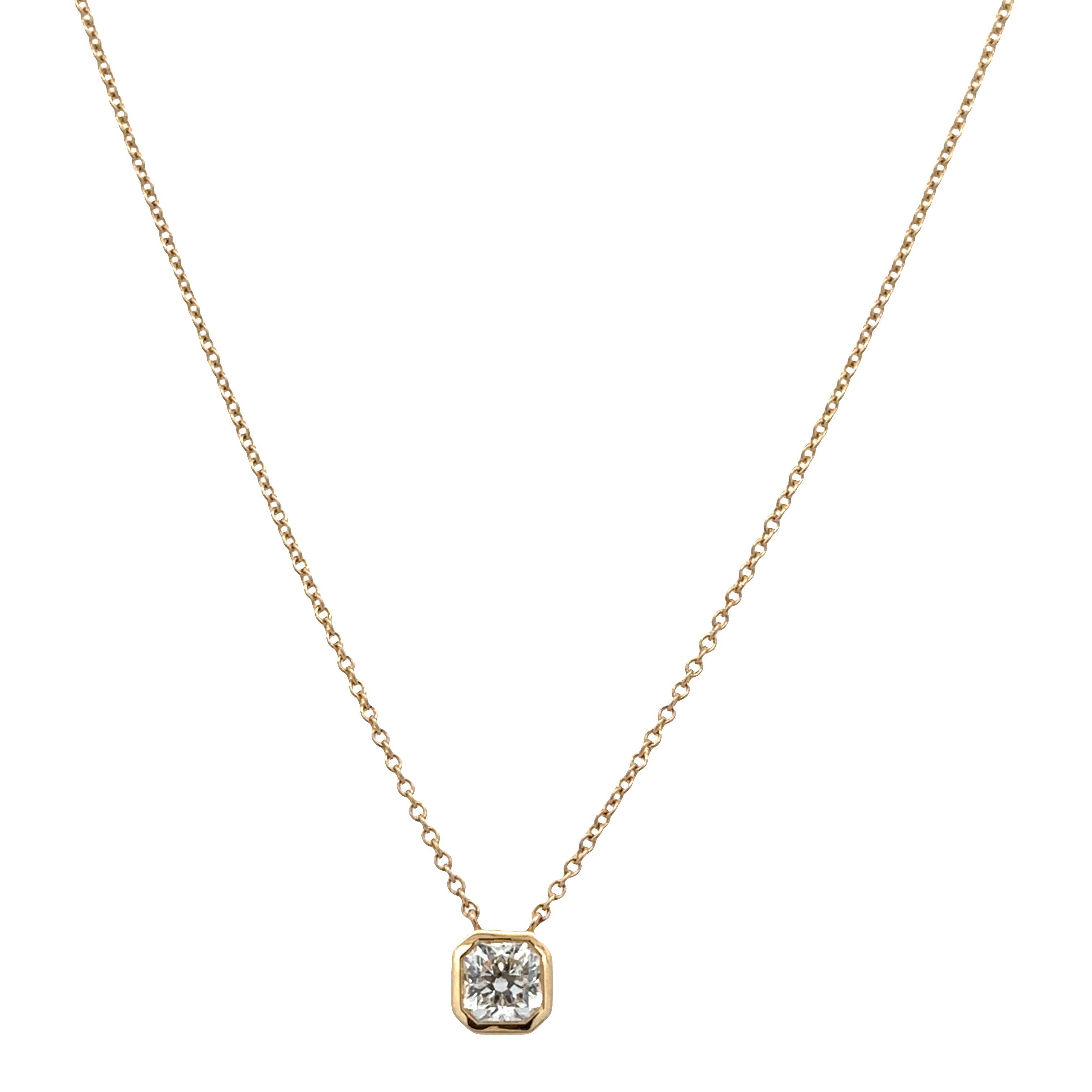 Hearts On Fire 18k Yellow Gold Diamond Necklace – Adjustable 18"