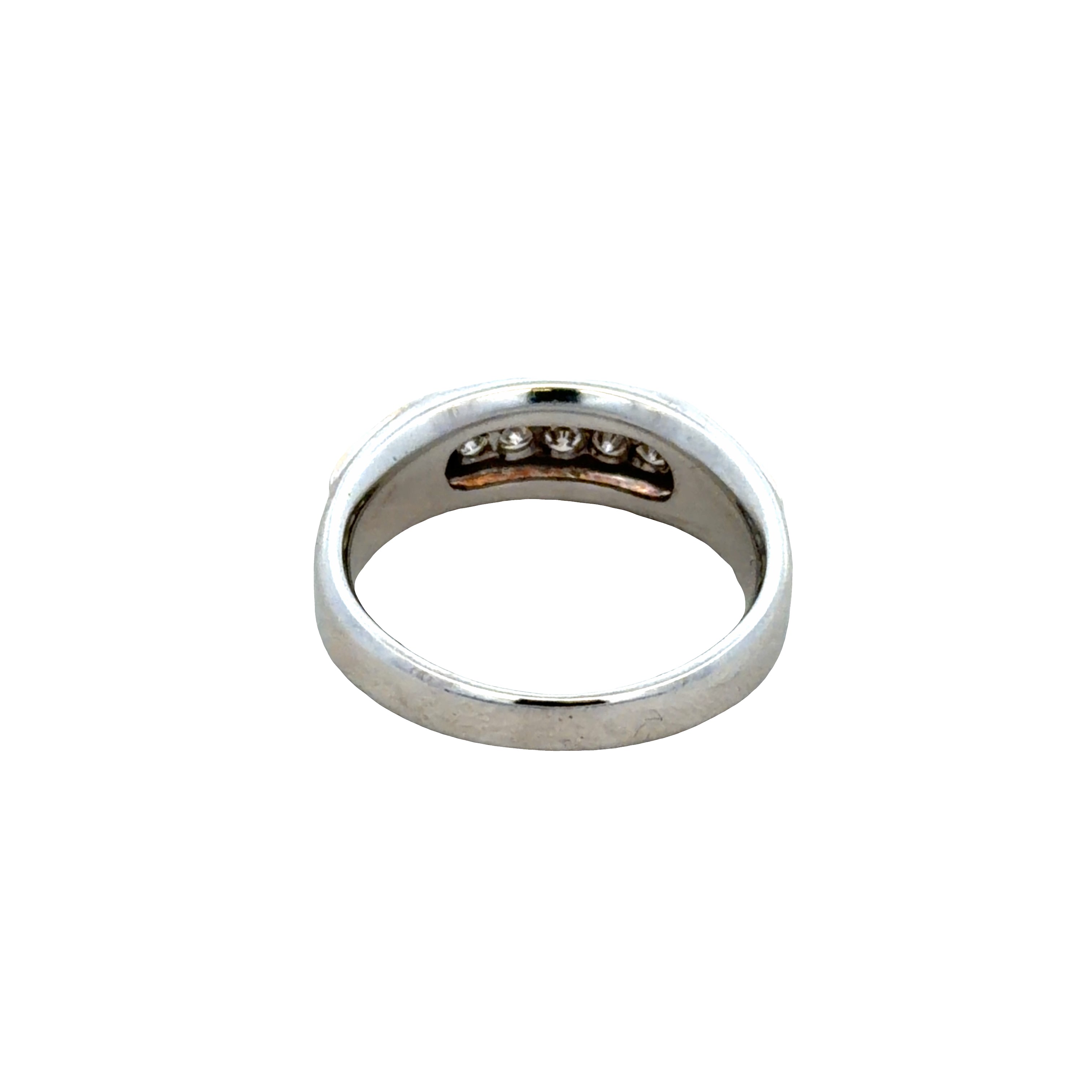 Platinum & 14k Yellow Gold Men's Diamond Ring – Size 9