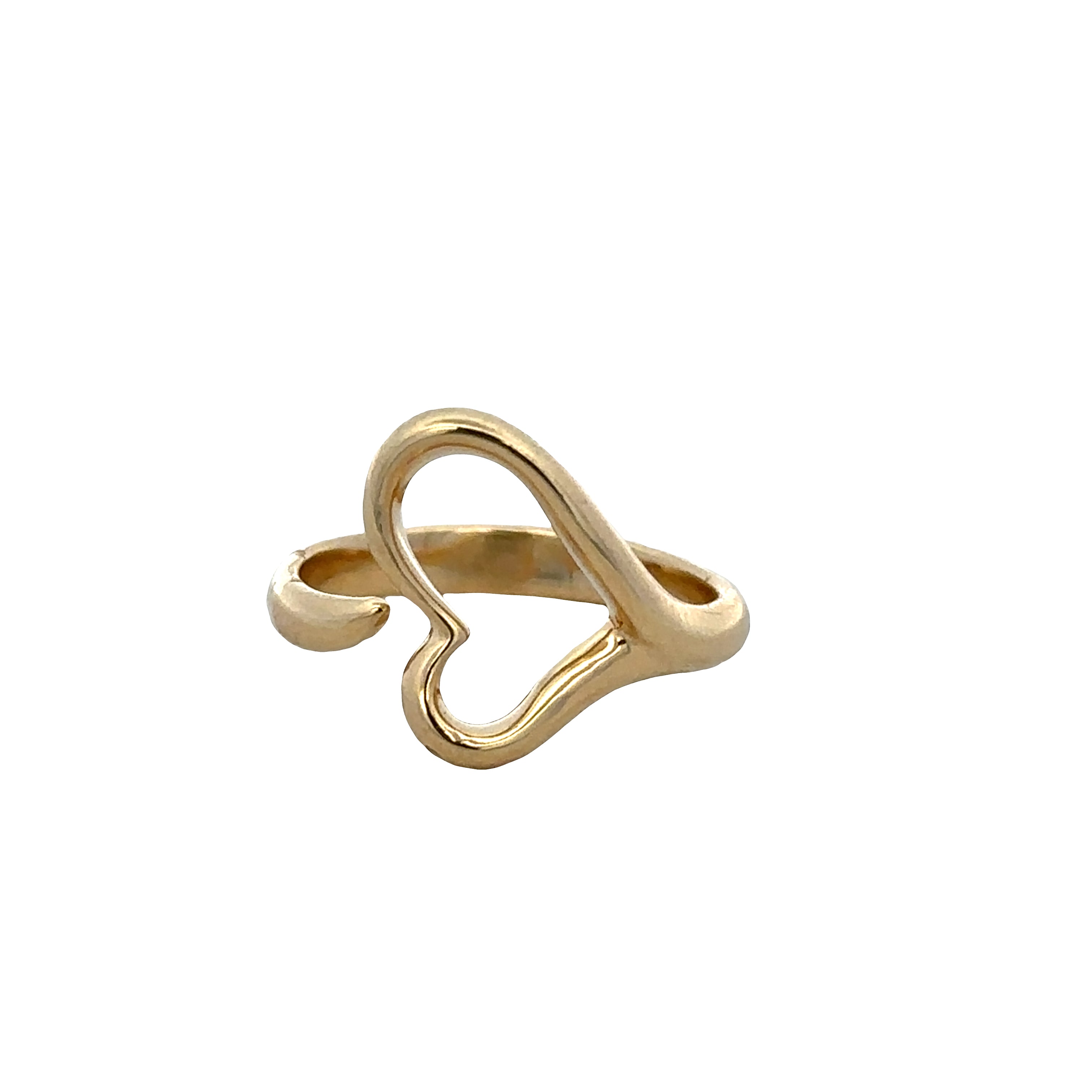Estate Tiffany & Co. Elsa Peretti Open Heart Ring – Size 8