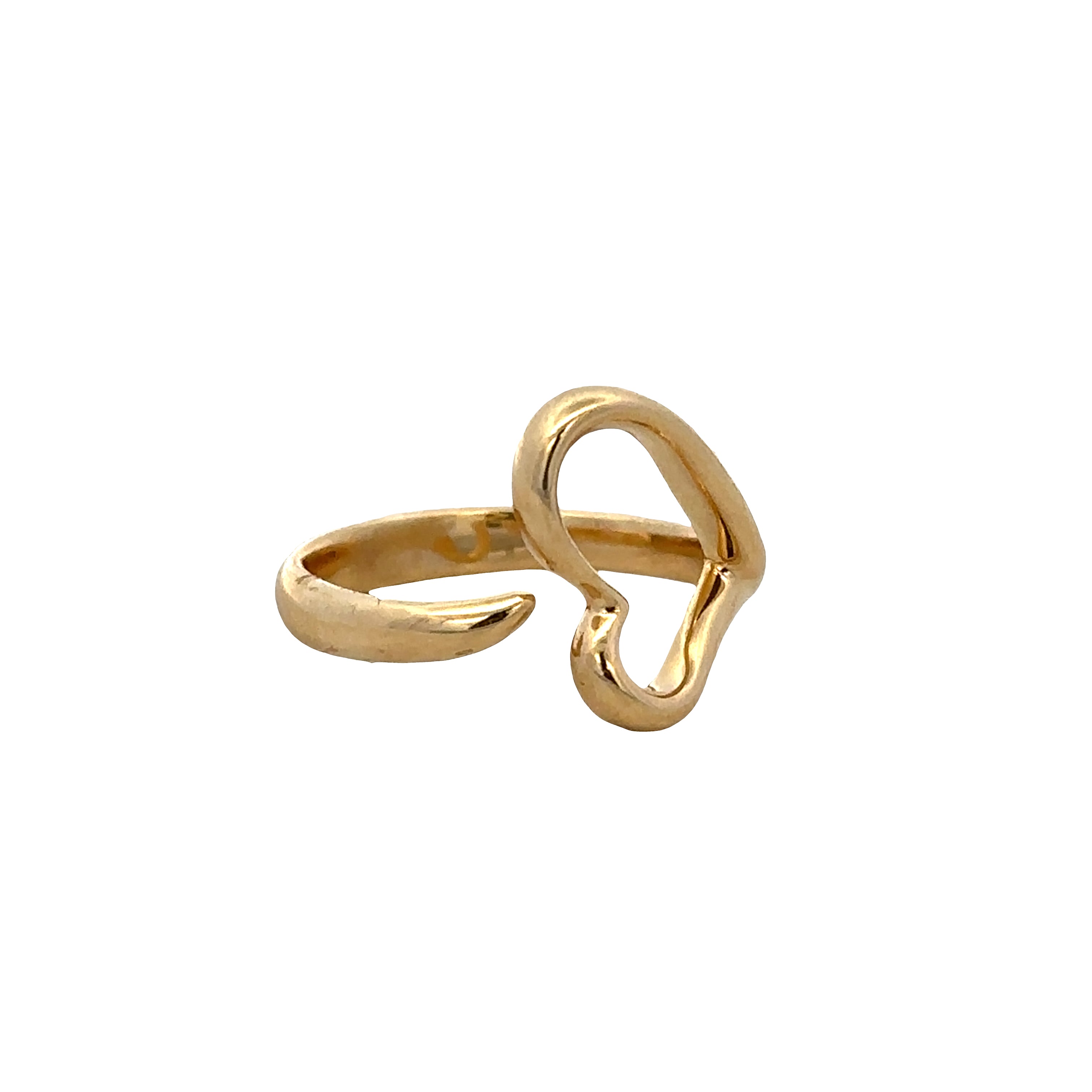 Estate Tiffany & Co. Elsa Peretti Open Heart Ring – Size 8
