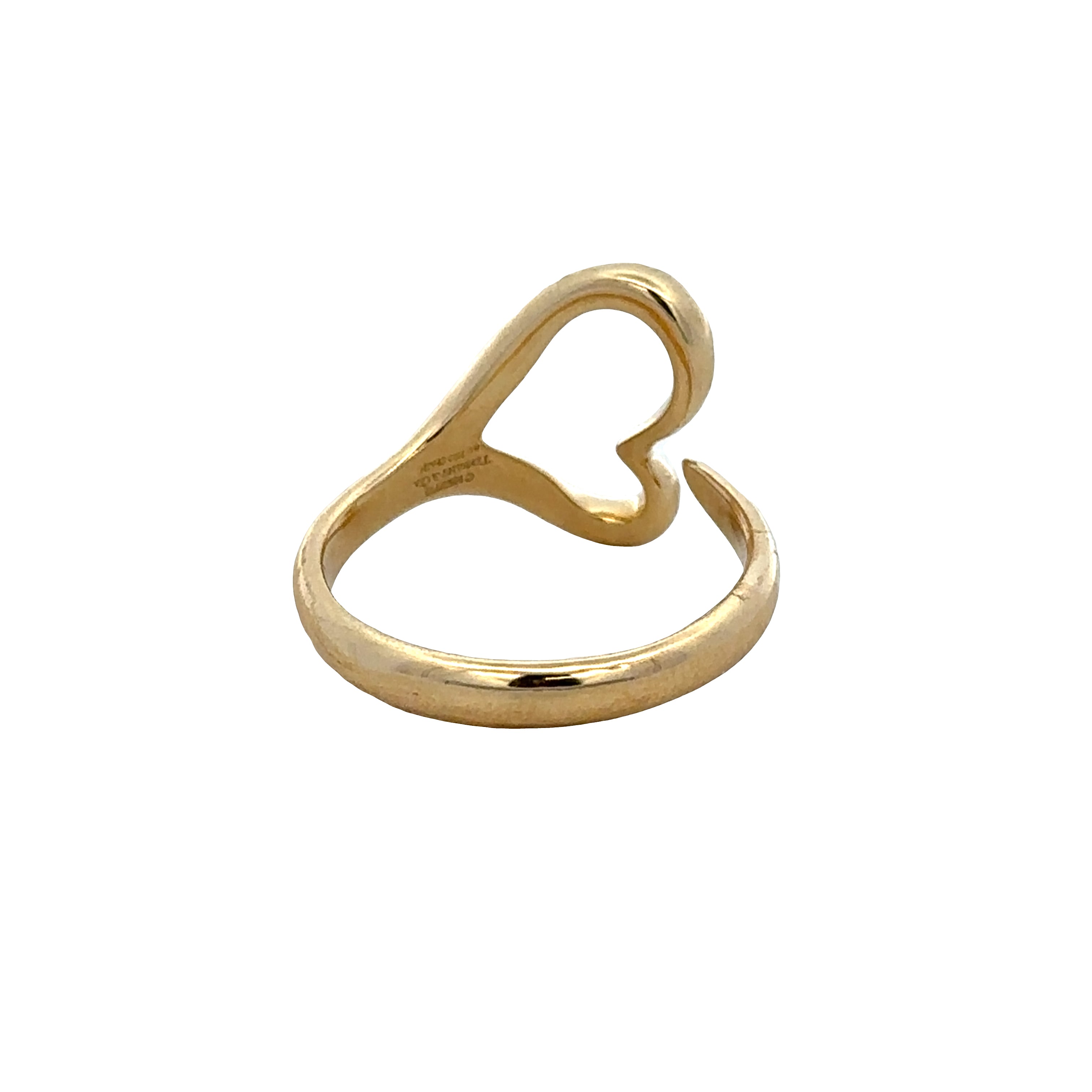 Estate Tiffany & Co. Elsa Peretti Open Heart Ring – Size 8