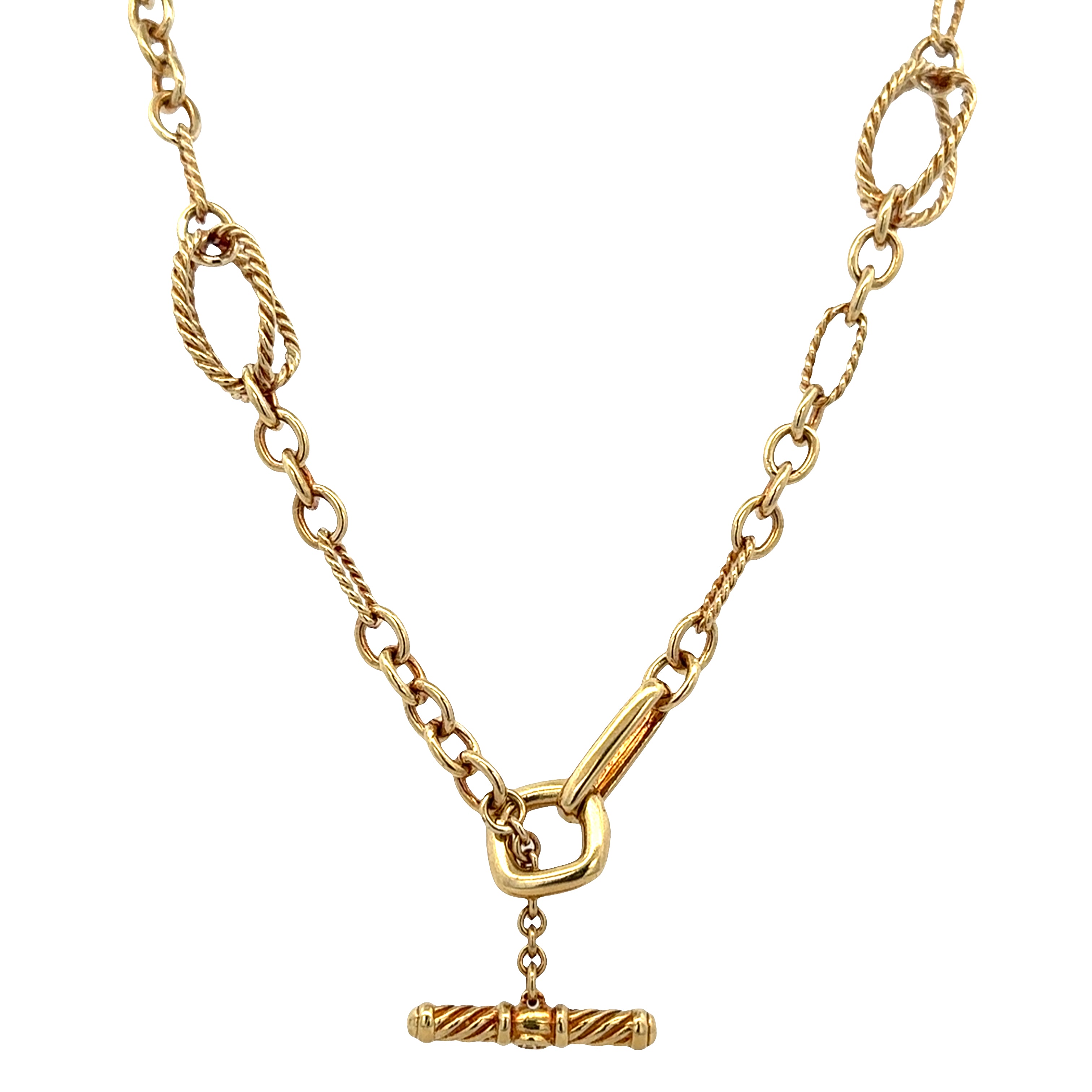 Estate 18k Yellow Gold David Yurman Lantana Necklace