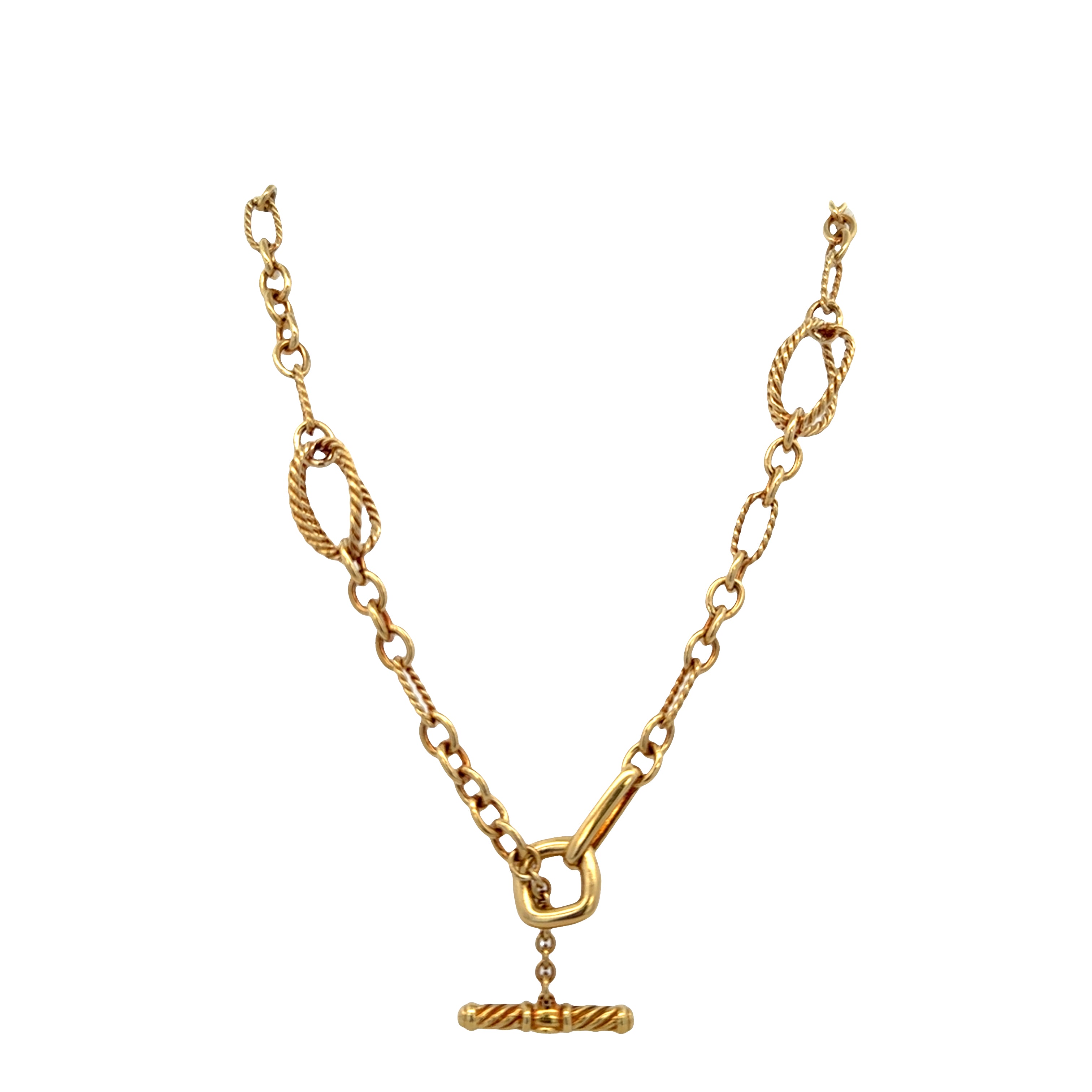 Estate 18k Yellow Gold David Yurman Lantana Necklace