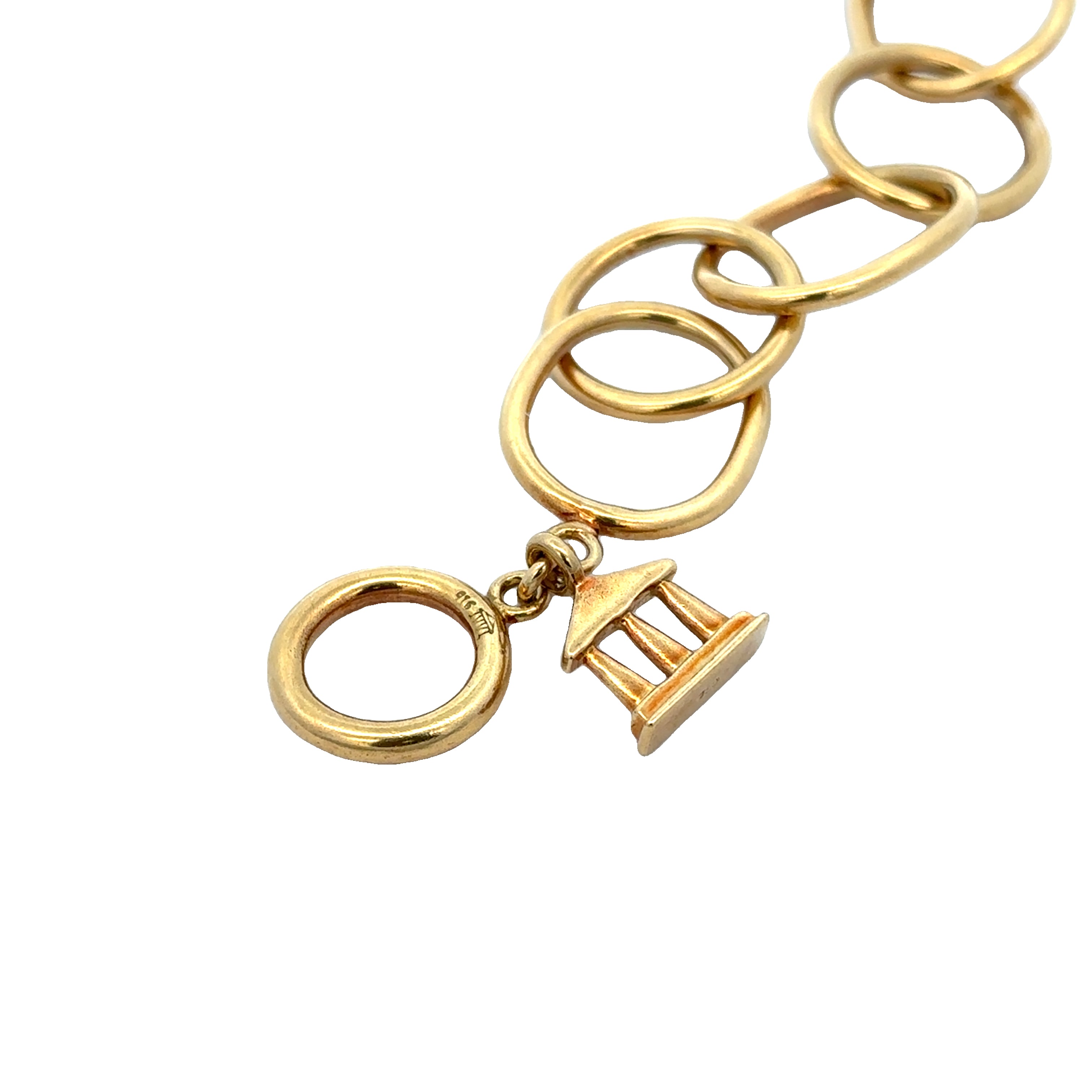 Estate Temple St. Clair Large Arno Bracelet in 18k Yellow gold