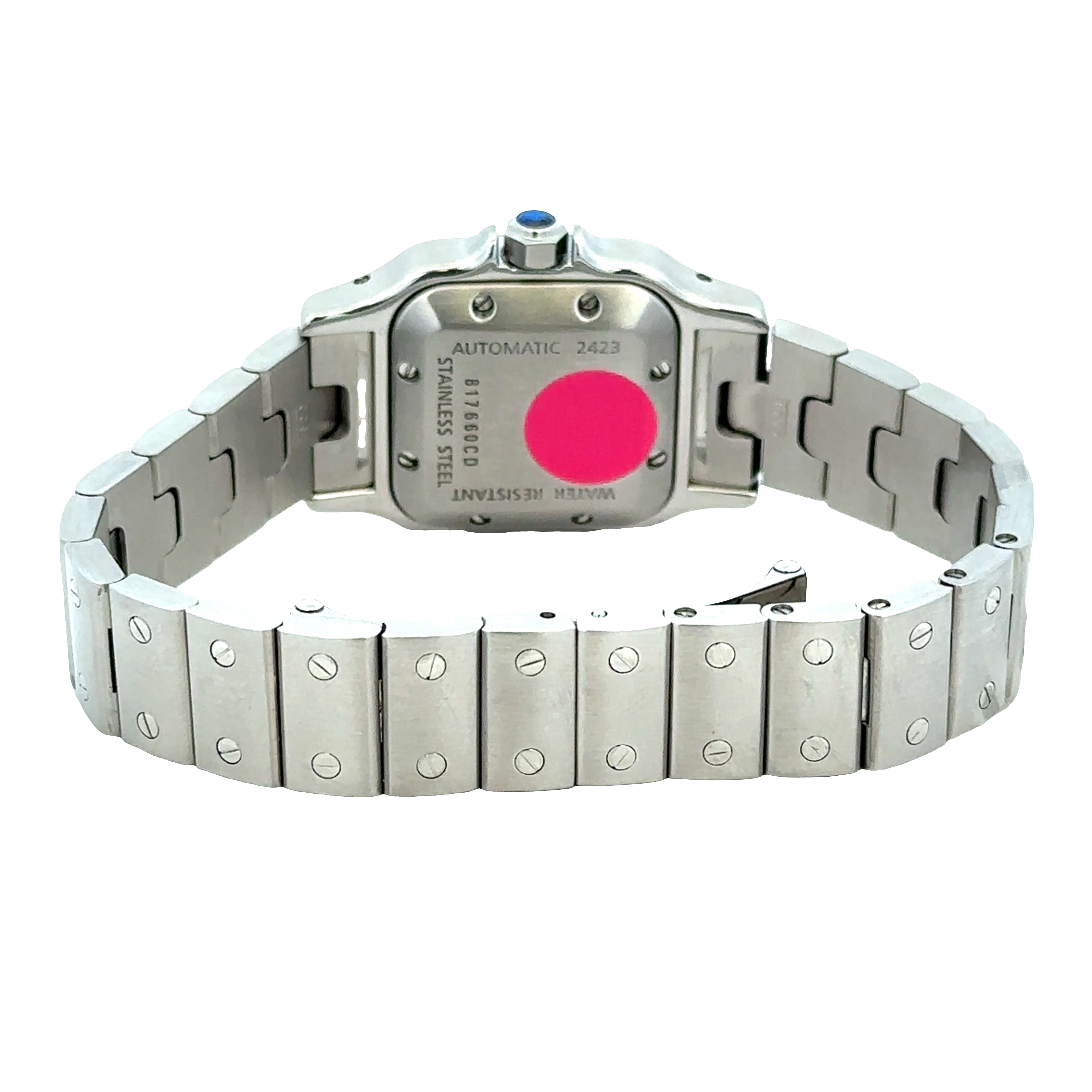Pre-Owned Cartier Santos Galbée Stainless Steel Wristwatch