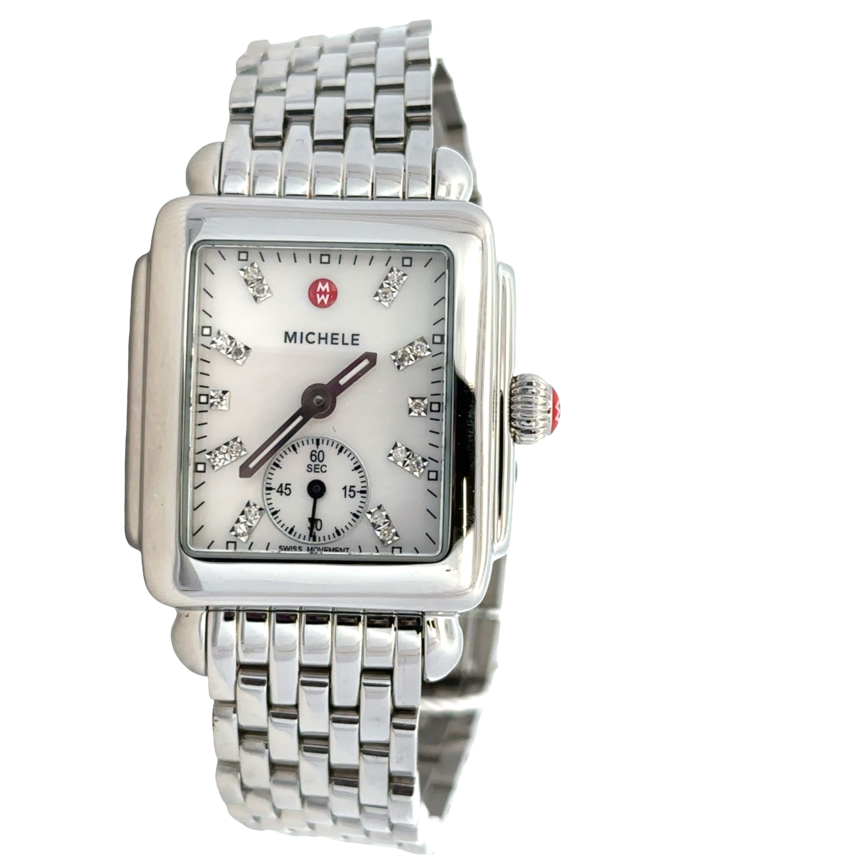 Estate Michele Deco Mid Stainless Steel Wristwatch – Ref. MW06V00A004