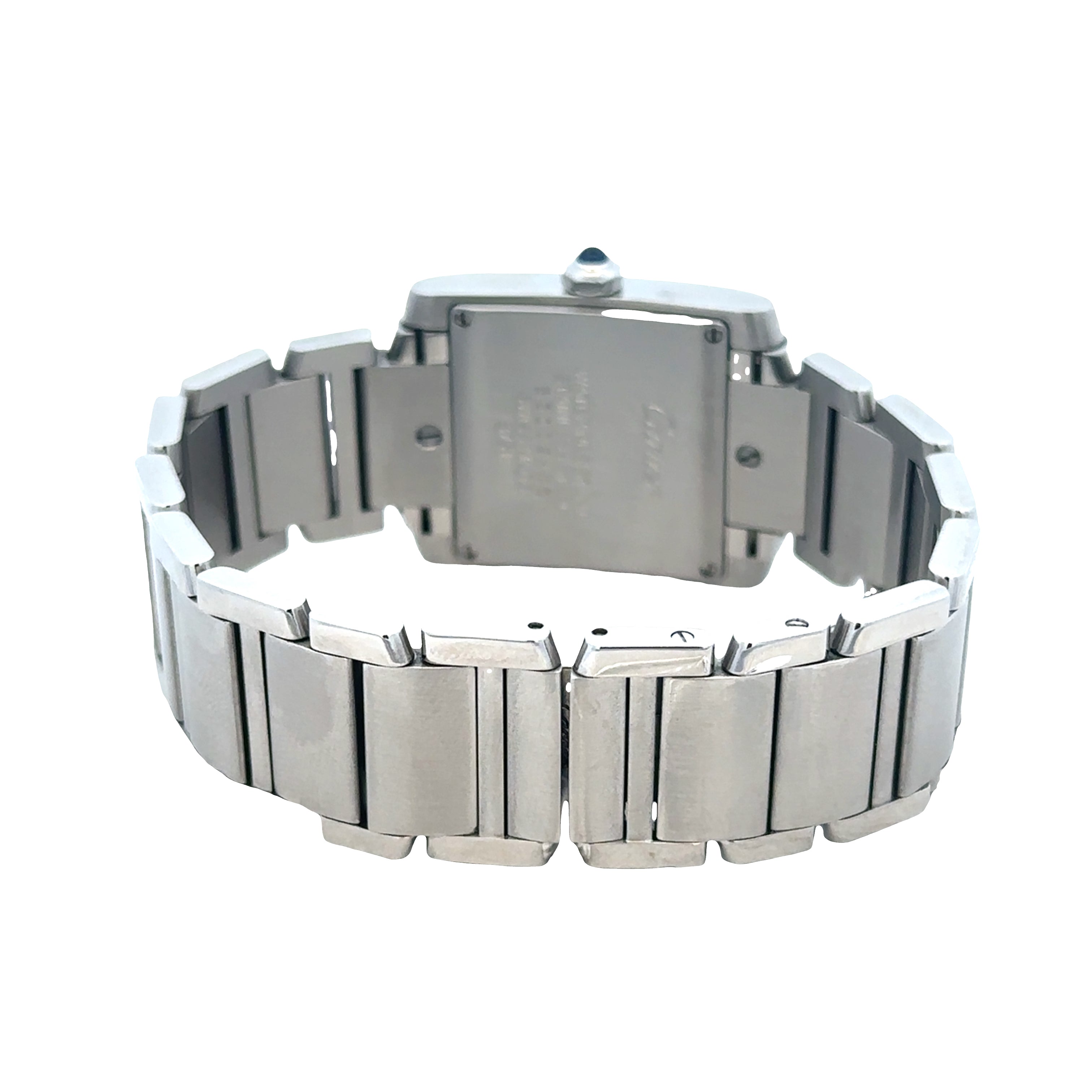 Pre-Owned Cartier Tank Française Stainless Steel Diamond Wristwatch – Reference WE110007/3751 – Circa 2020