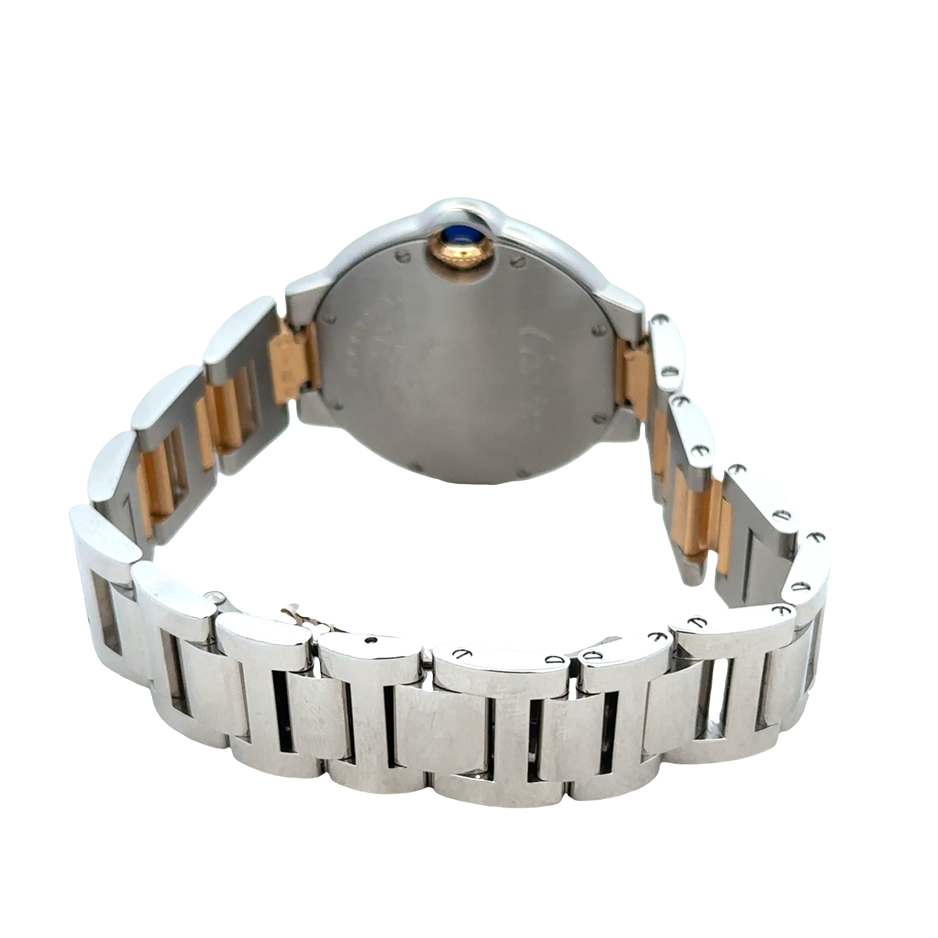 Pre-Owned Cartier Ballon Bleu Two-Tone Stainless Steel & 18k Yellow Gold Wristwatch – Reference 3489 – 33mm