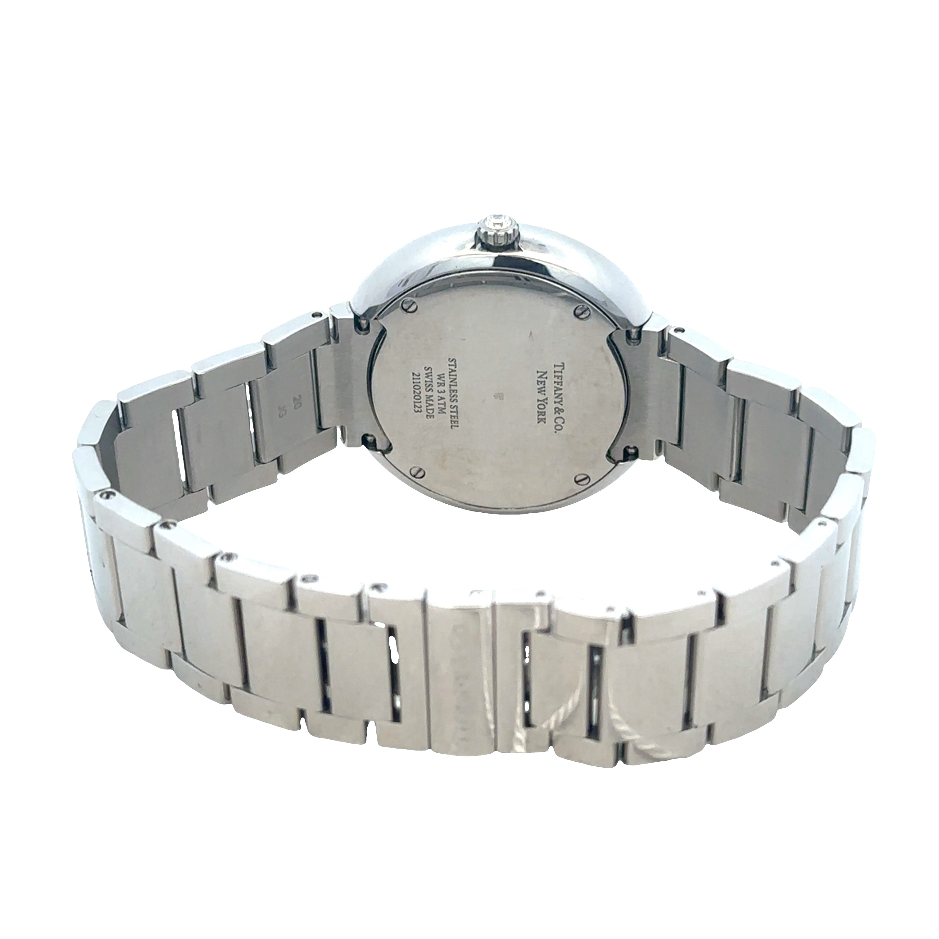 Pre-Owned Tiffany & Co. Atlas Wristwatch with Tiffany Blue Dial & Diamond Roman Numerals – 34mm