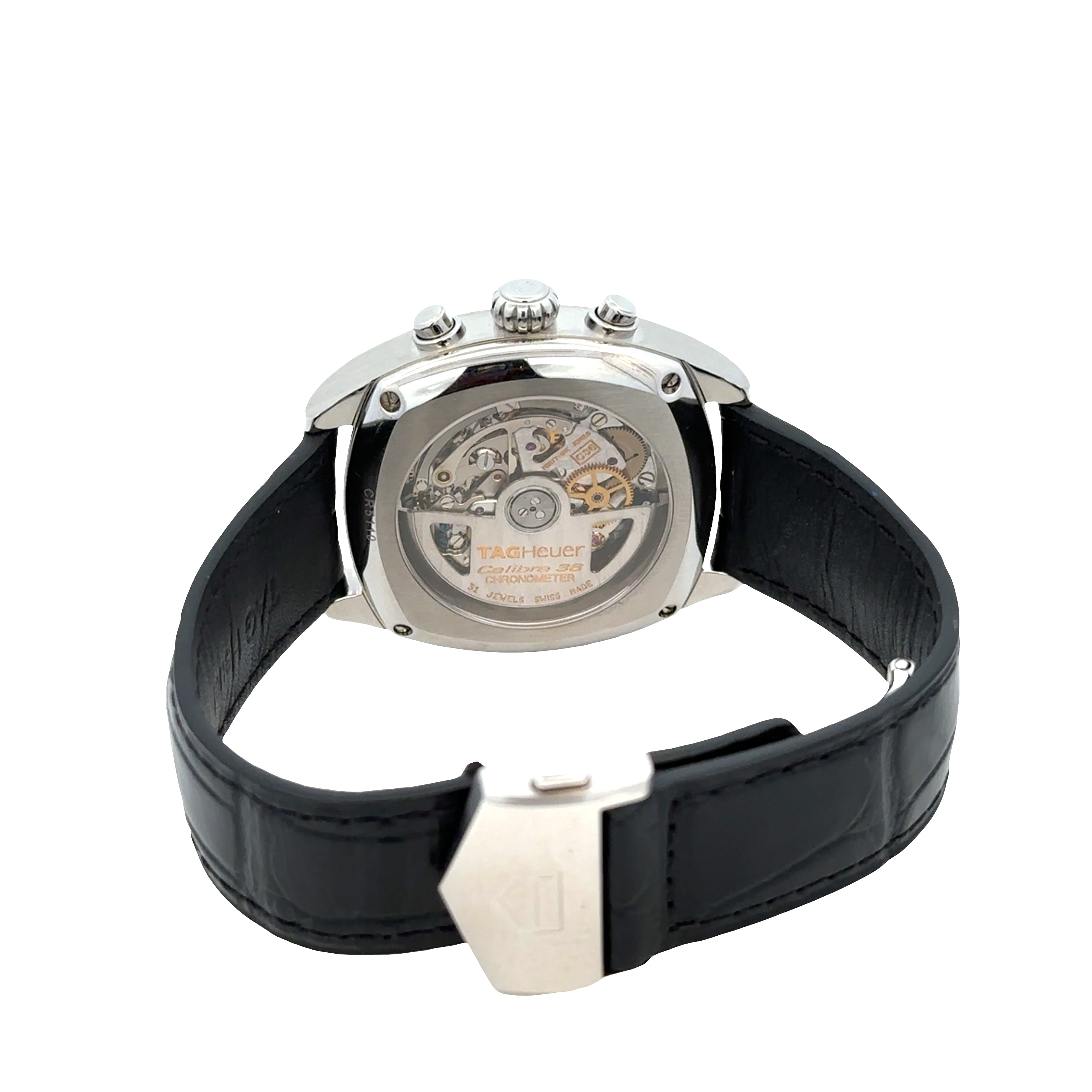 Estate Tag Heuer “Manza” Chronograph Wristwatch – Rare Zenith El Primero Movement, 38mm