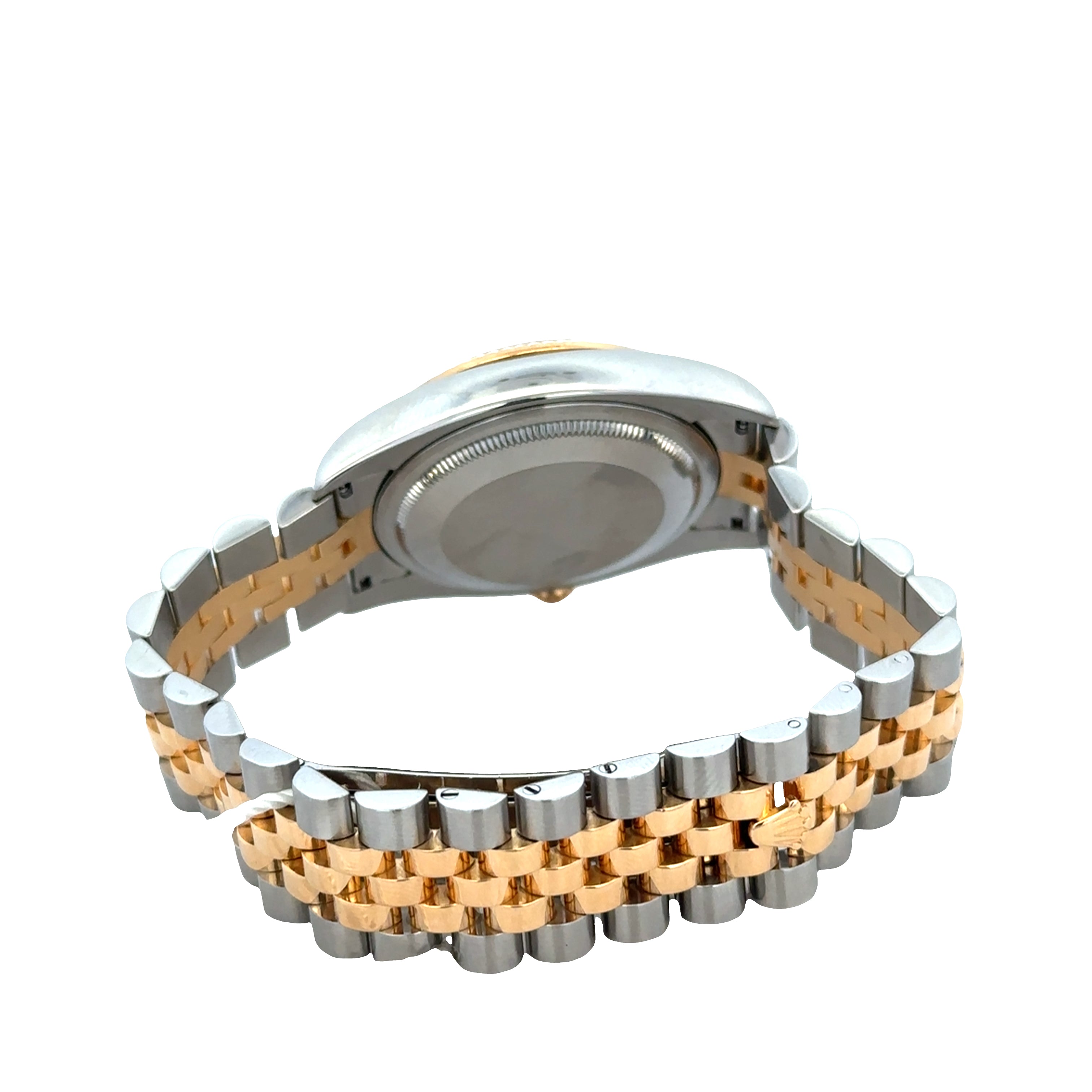 Pre-Owned Rolex Datejust – Stainless Steel & 18k Yellow Gold – Black Jubilee Dial