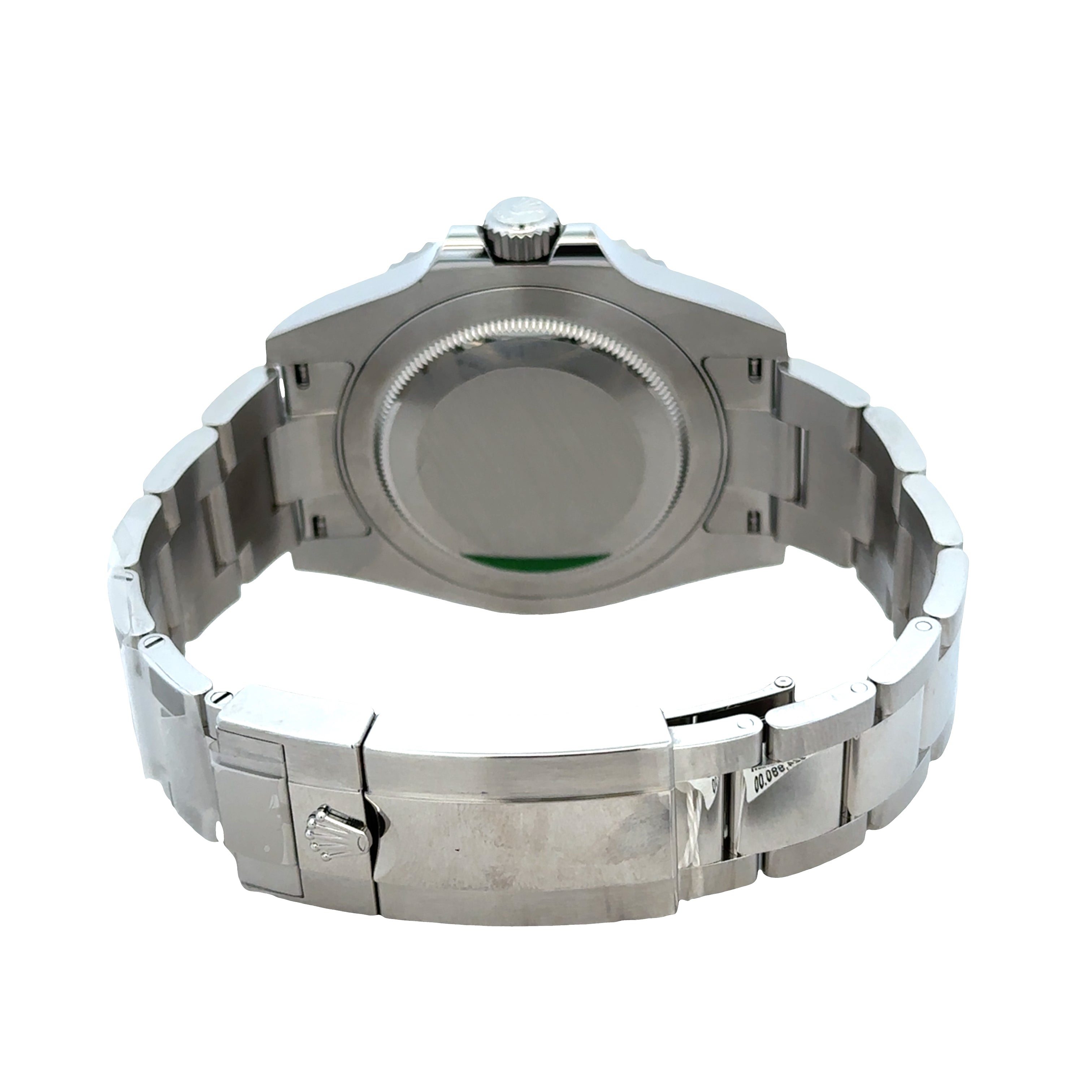Pre Owned Unworn Rolex GMT Master II "Batman" Ref. 126710BLNR Stainless Steel Watch with Box & Card