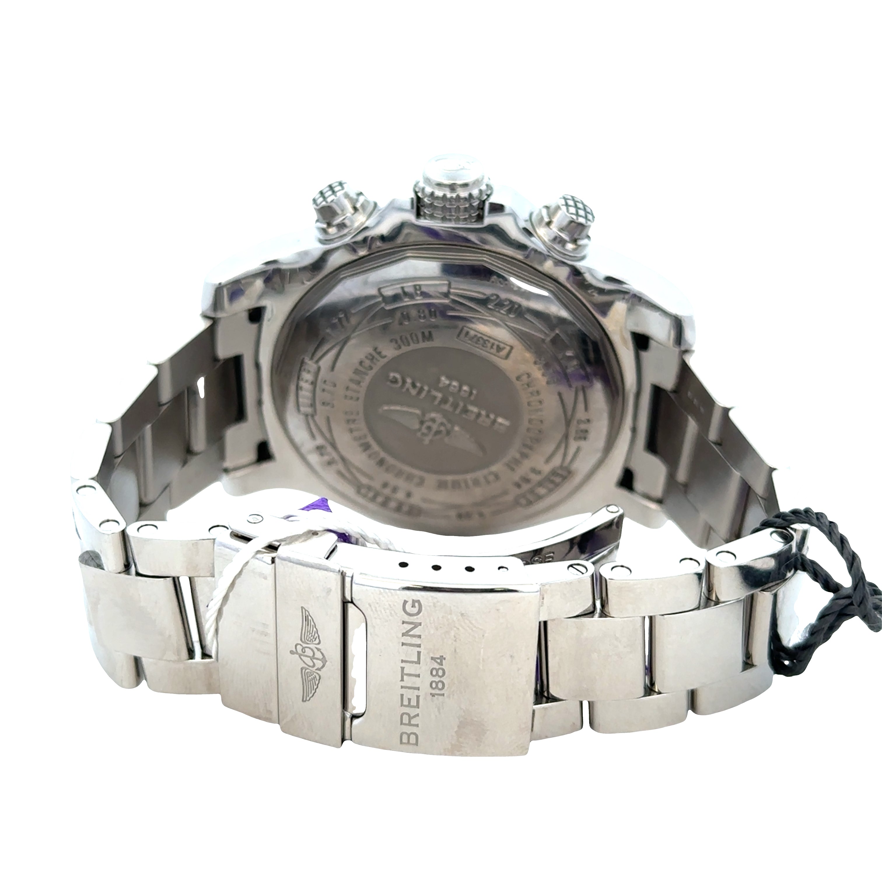 Pre-Owned Breitling Super Avenger II Chronograph Stainless Steel Wristwatch – Ref. A13371