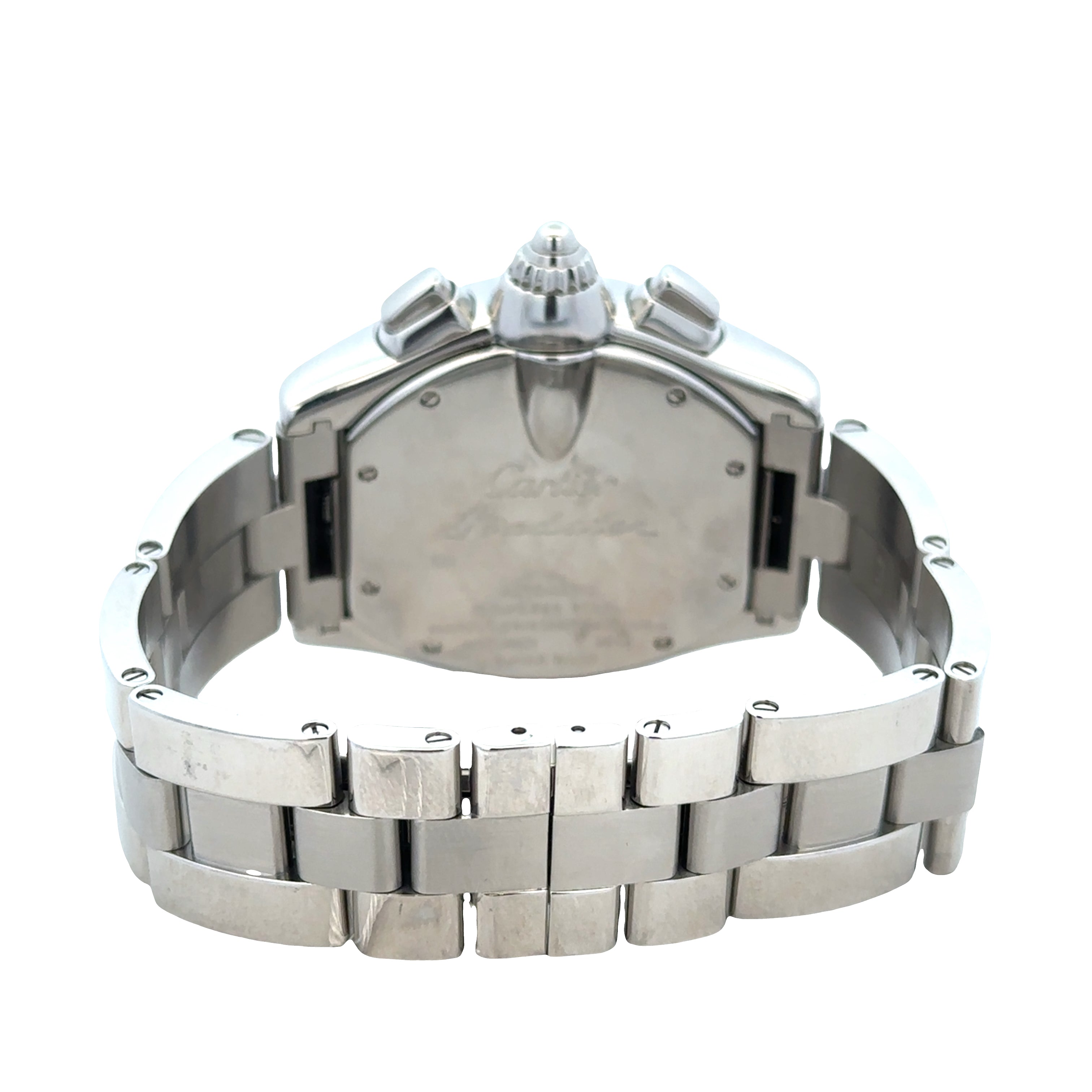 Pre-Owned Cartier Roadster Chronograph Wristwatch – Stainless Steel – 40 x 47mm – Ref. 2618