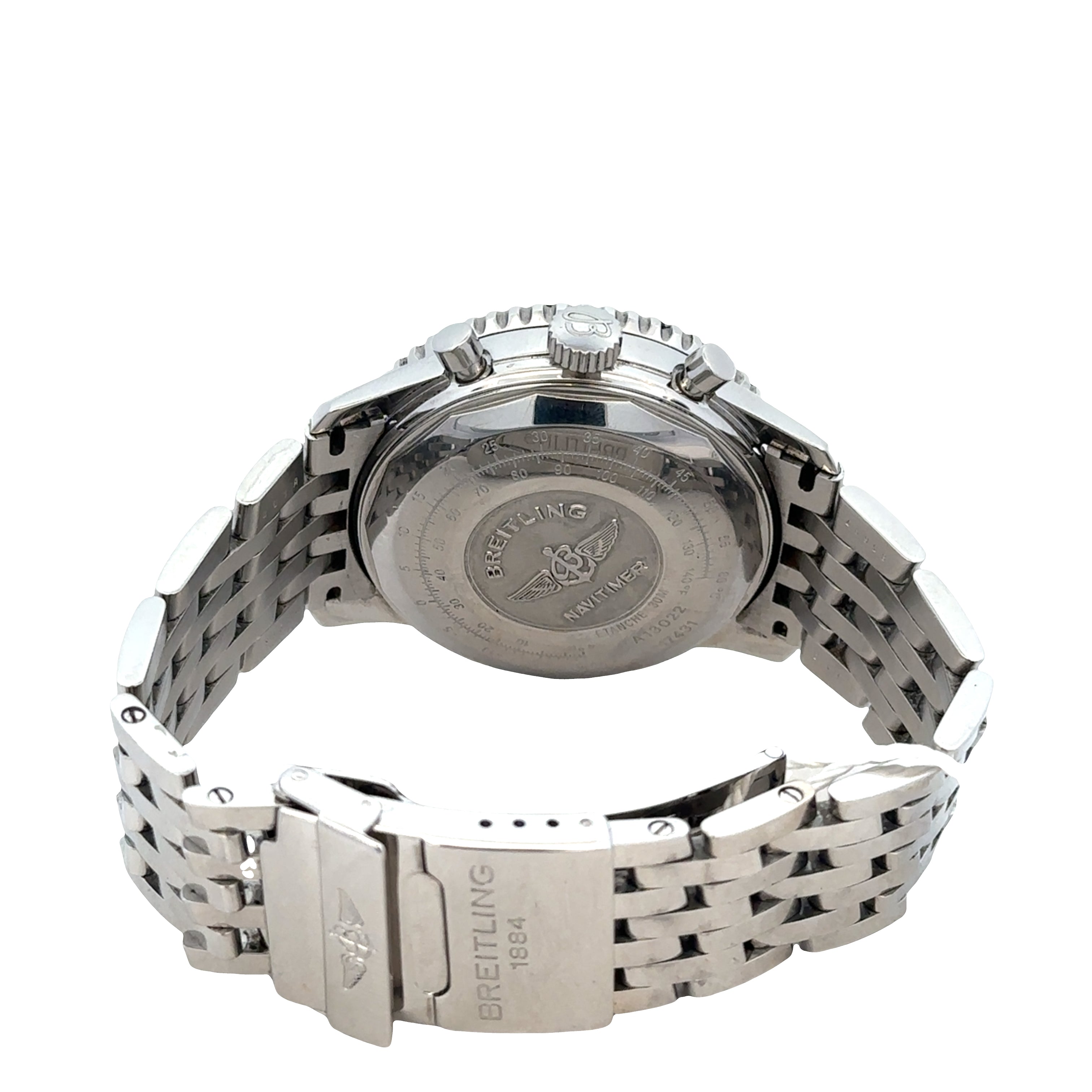 Pre Owned Breitling Navitimer Fighter Ref. A13022 Stainless Steel Automatic Chronograph Watch