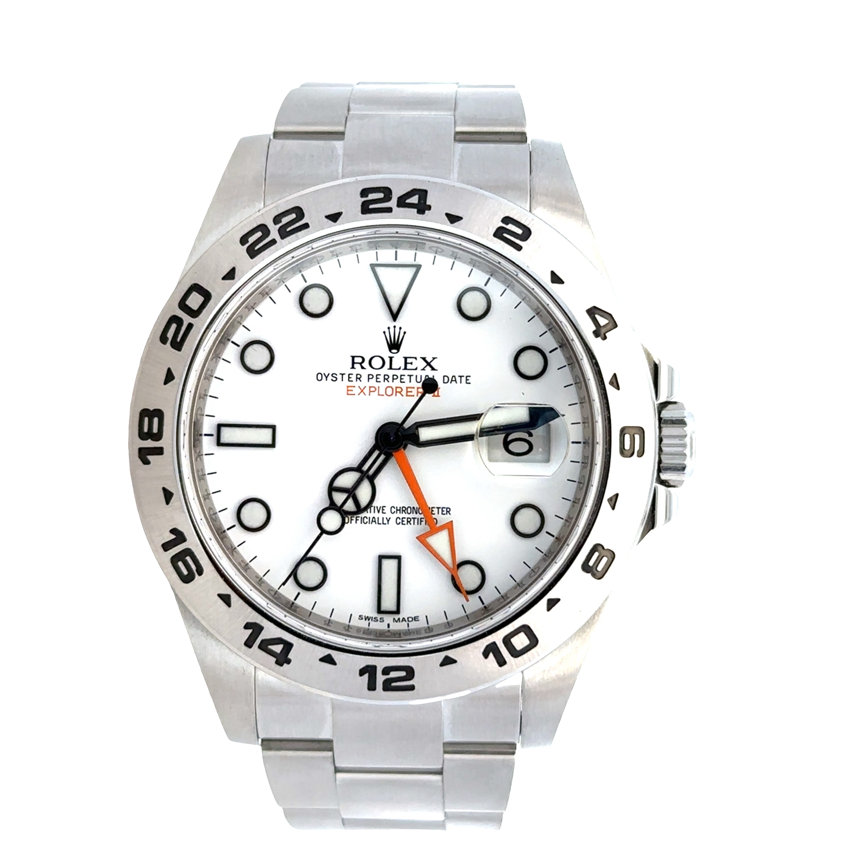 Pre-Owned Rolex Explorer II Stainless Steel Wristwatch – Reference 216570 – 42mm