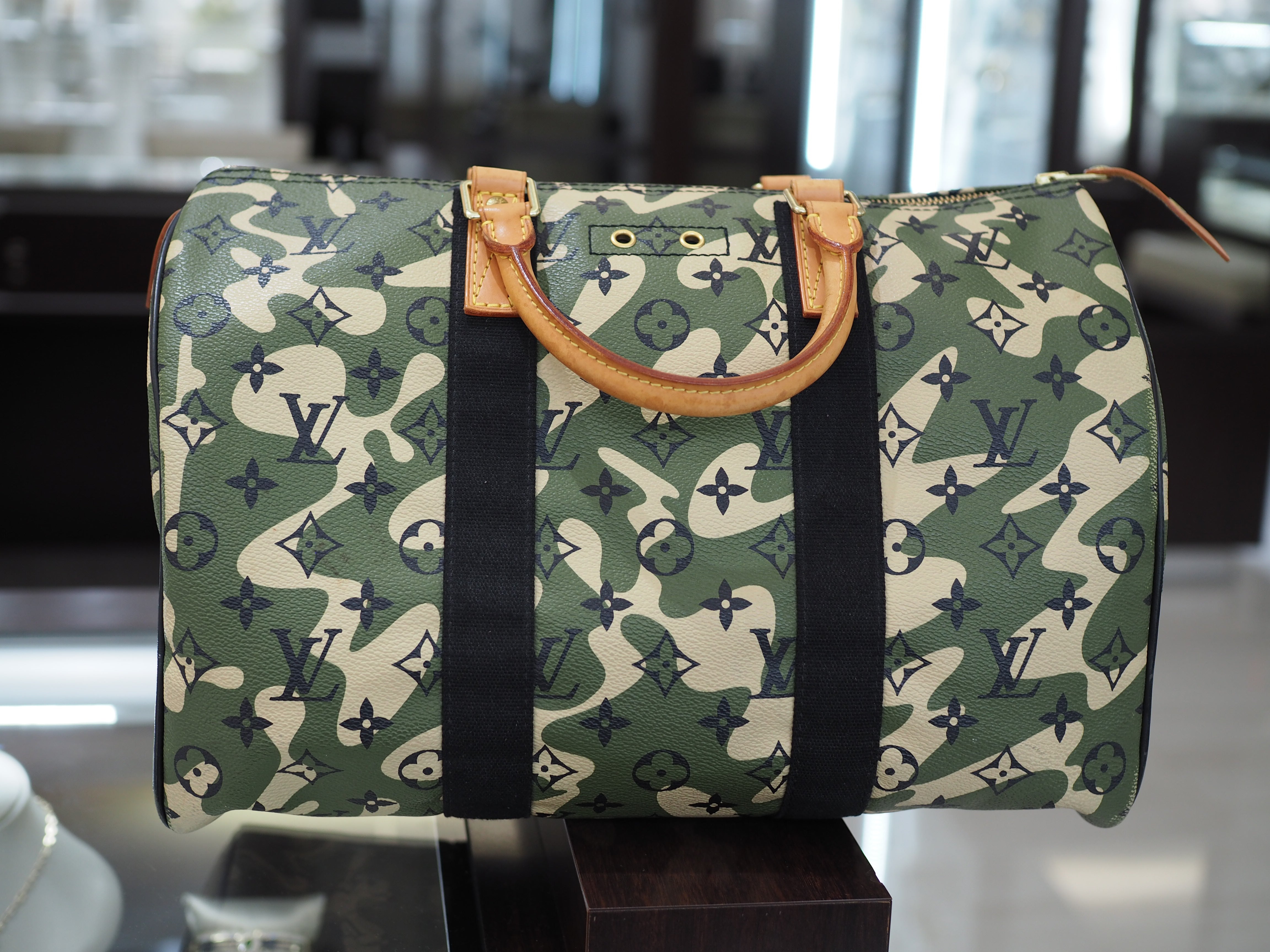 Pre-Owned Limited Edition Louis Vuitton x Takashi Murakami Monogramouflage Speedy 35 Handbag – M95773 – Circa 2008