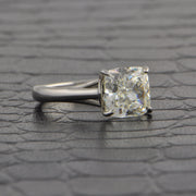 GIA 2.01 ct. K-VS2 Cushion Cut Diamond Engagement Ring