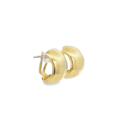 Gold Huggie Earrings in Yellow Gold