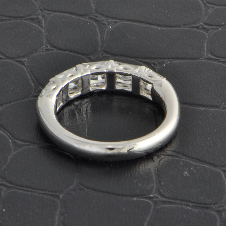 2.27 CTW Radiant Cut Diamond Band in Platinum