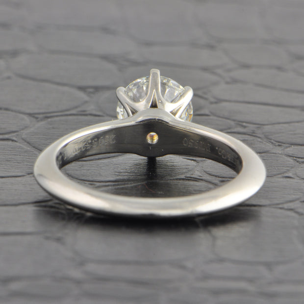 Estate Tiffany & Co. 1.25 ct. Round Brilliant Cut Diamond Engagement Ring