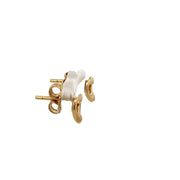 Tiffany & Co. Open Heart Stud Earrings in 18k Gold