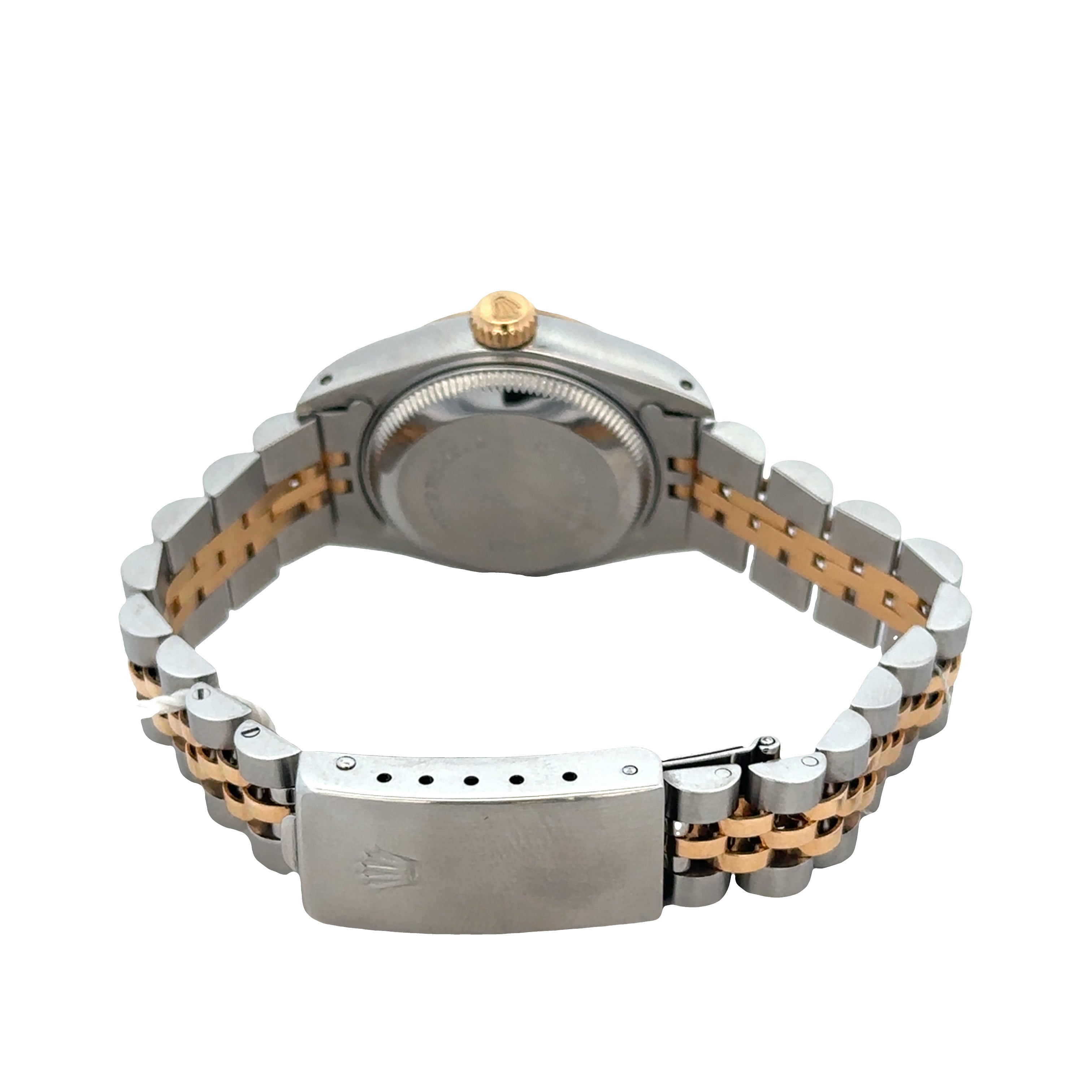 Vintage Pre-owned Rolex Lady-Datejust Stainless Steel & 18k Yellow Gold 26mm Wristwatch – Ref. 69173 / 69178-S188