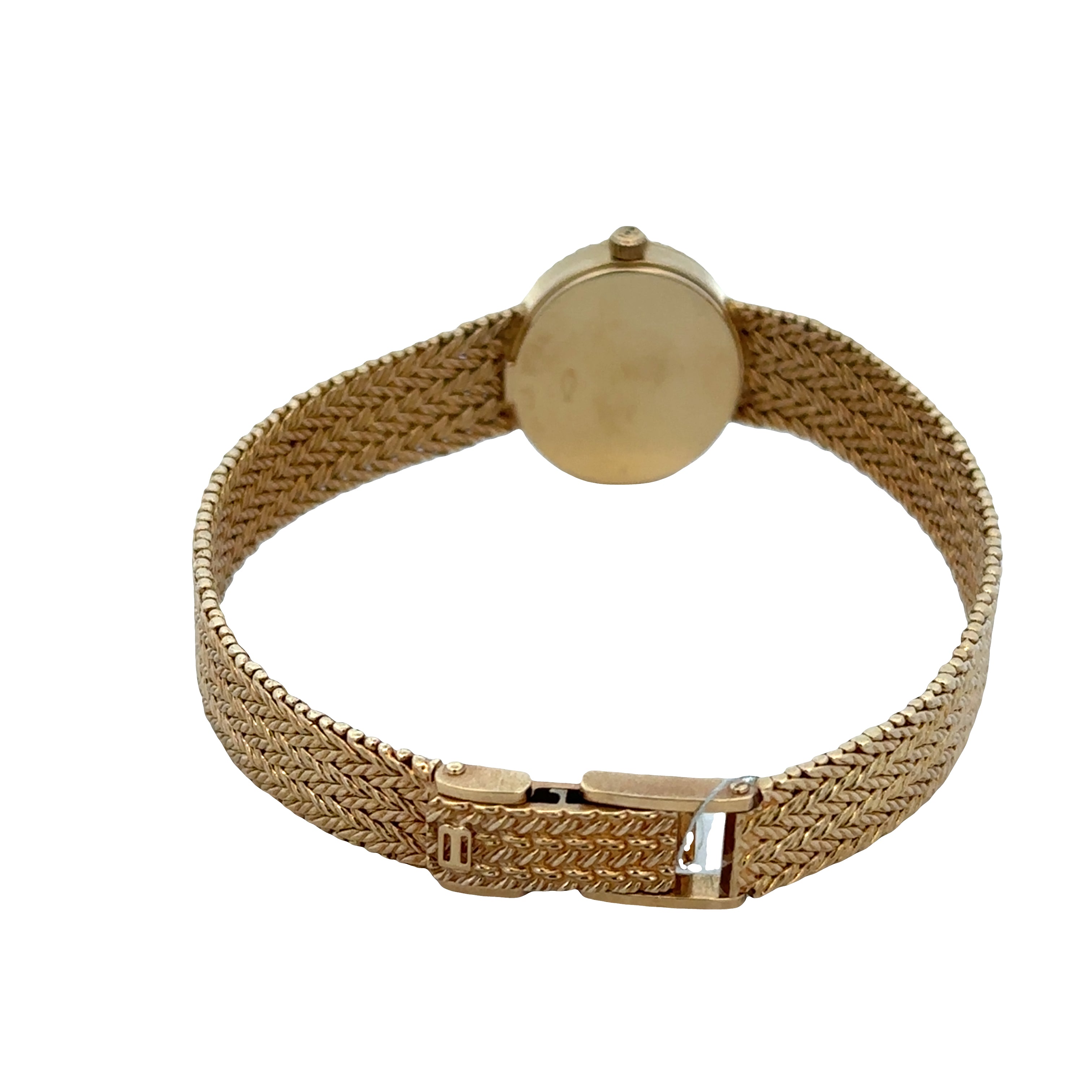 Vintage Bucherer 18k Yellow Gold Diamond & Mother of Pearl Ladies Wristwatch – Ref. 8945 5
