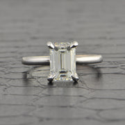 GIA 2.08 ct. G-VS1 Emerald Cut Diamond Engagement Ring