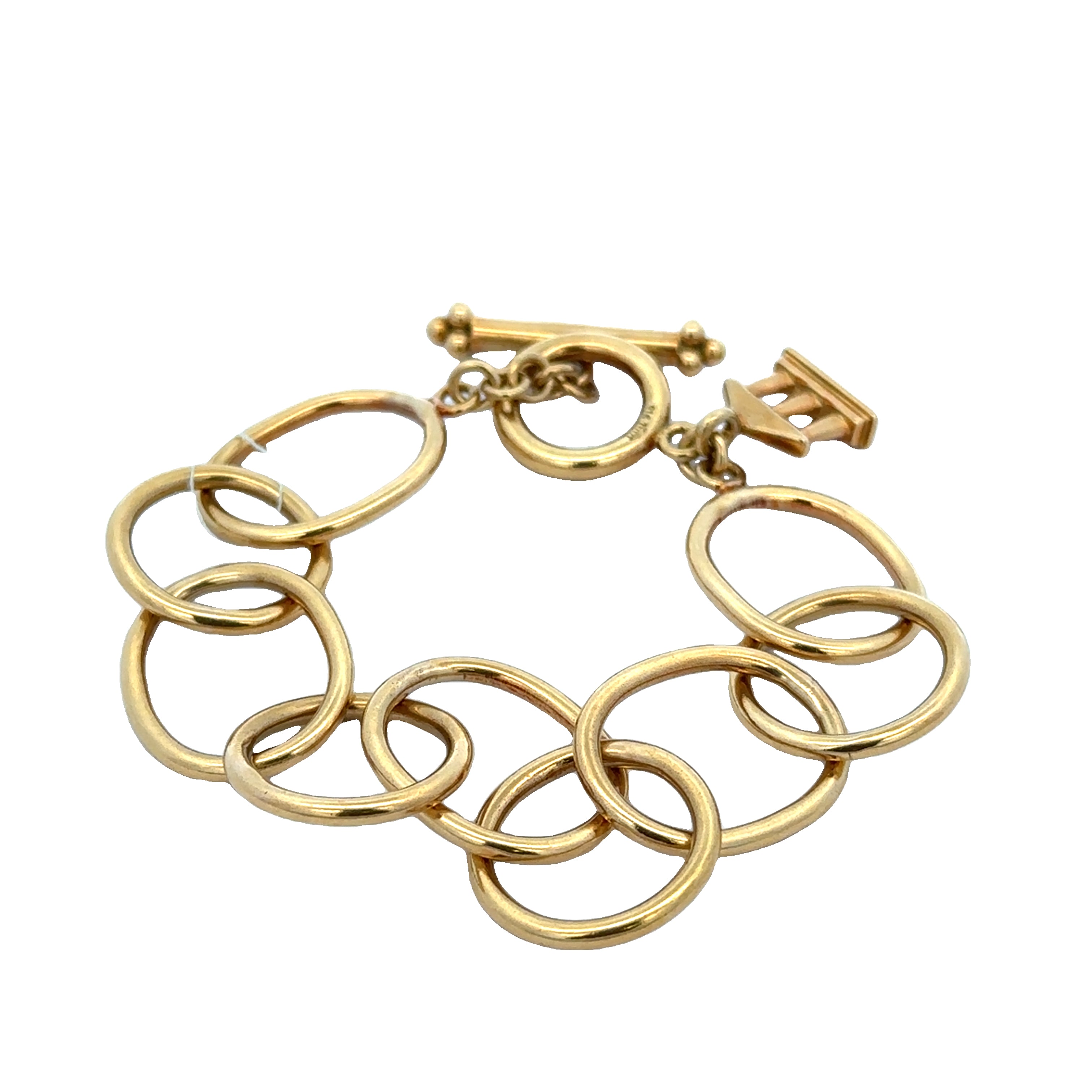 Estate Temple St. Clair Large Arno Bracelet in 18k Yellow gold