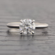 GIA 1.28 ct. F-VS2 Round Brilliant Cut Diamond Engagement Ring