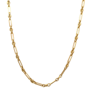 20" Fancy Link Chain in 18k Yellow Gold