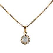 Lavender Spinel Pendant in Yellow Gold