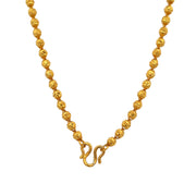 Ornate 24K Gold Bead Necklace