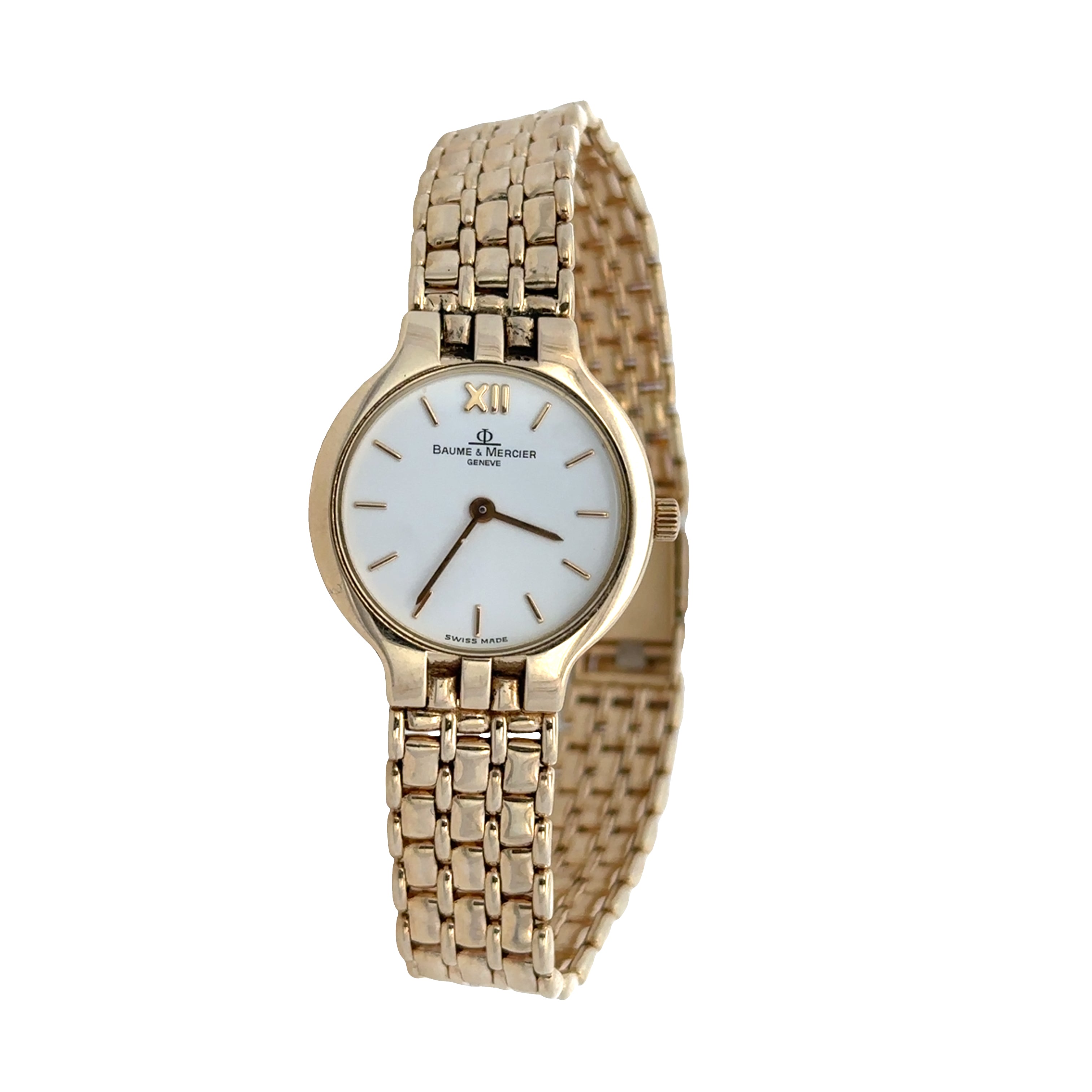 Vintage Baume & Mercier 14k Yellow Gold Ladies Wristwatch – Ref. 6656