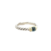 Blue Topaz Band in Sterling Silver by David Yurman