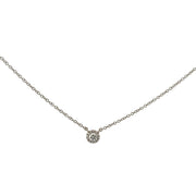 Estate Tiffany & Co. Diamond Necklace in Platinum